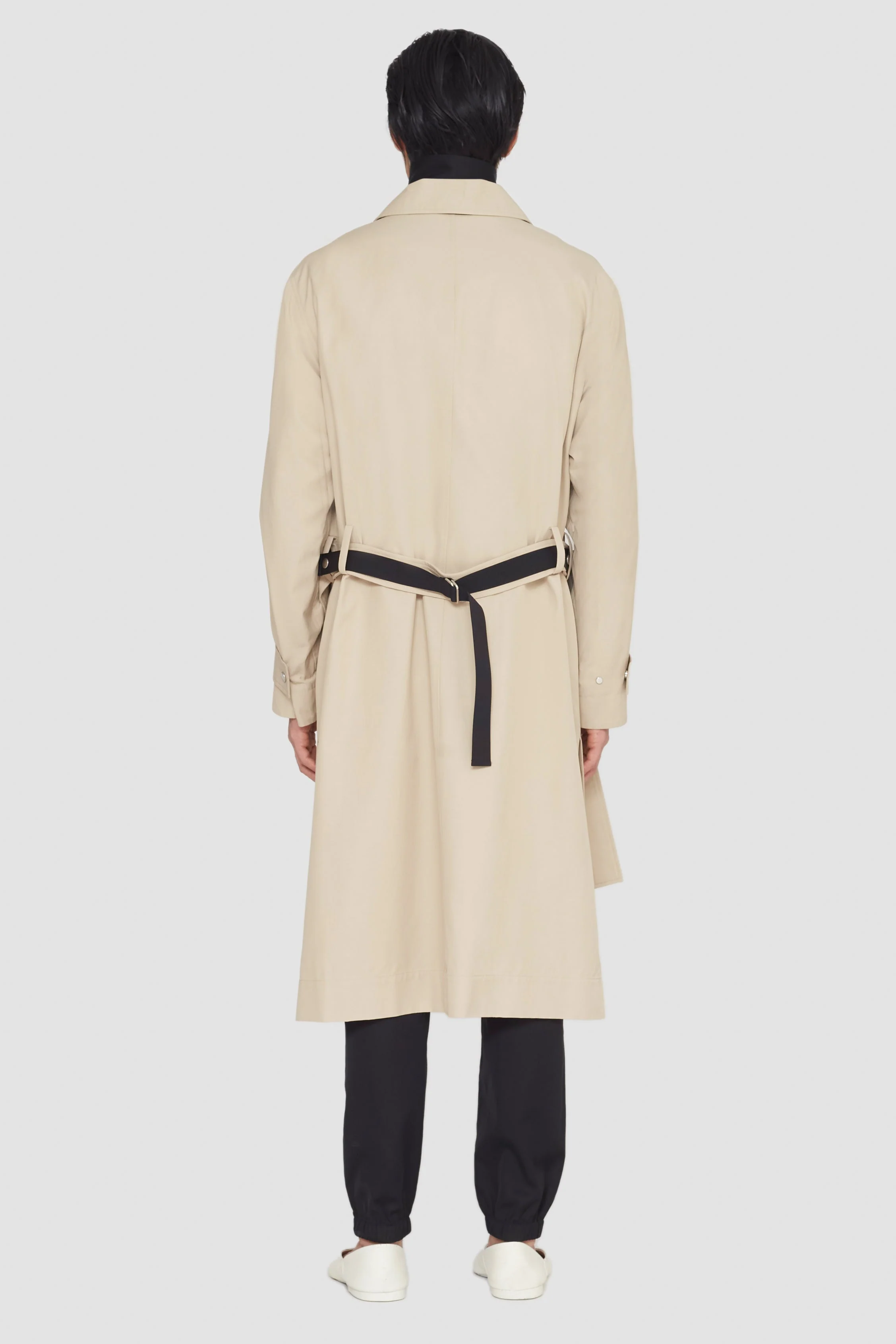 Mid-Length Belted Trench Coat - Image 5