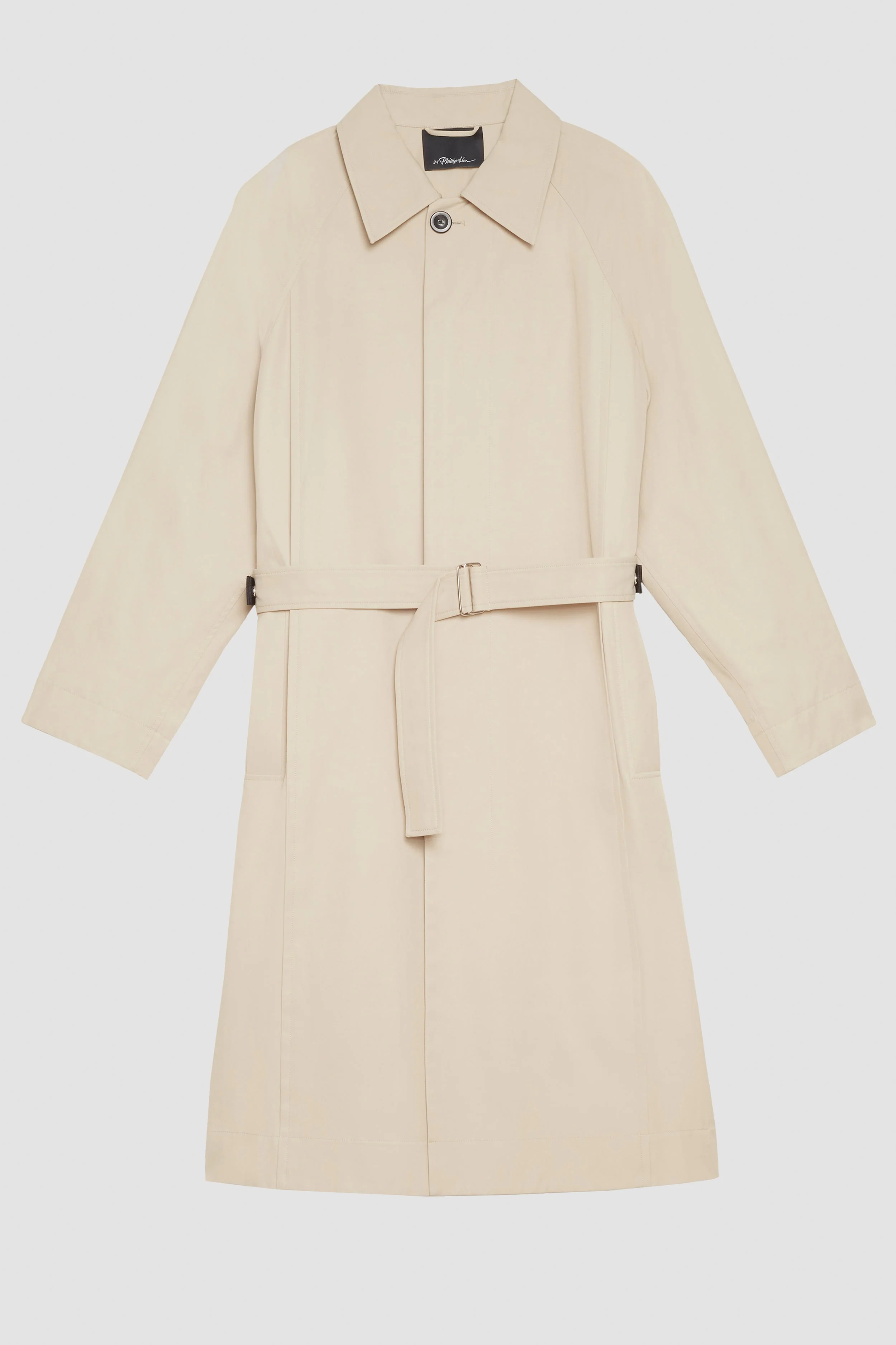 Mid-Length Belted Trench Coat - Image 6