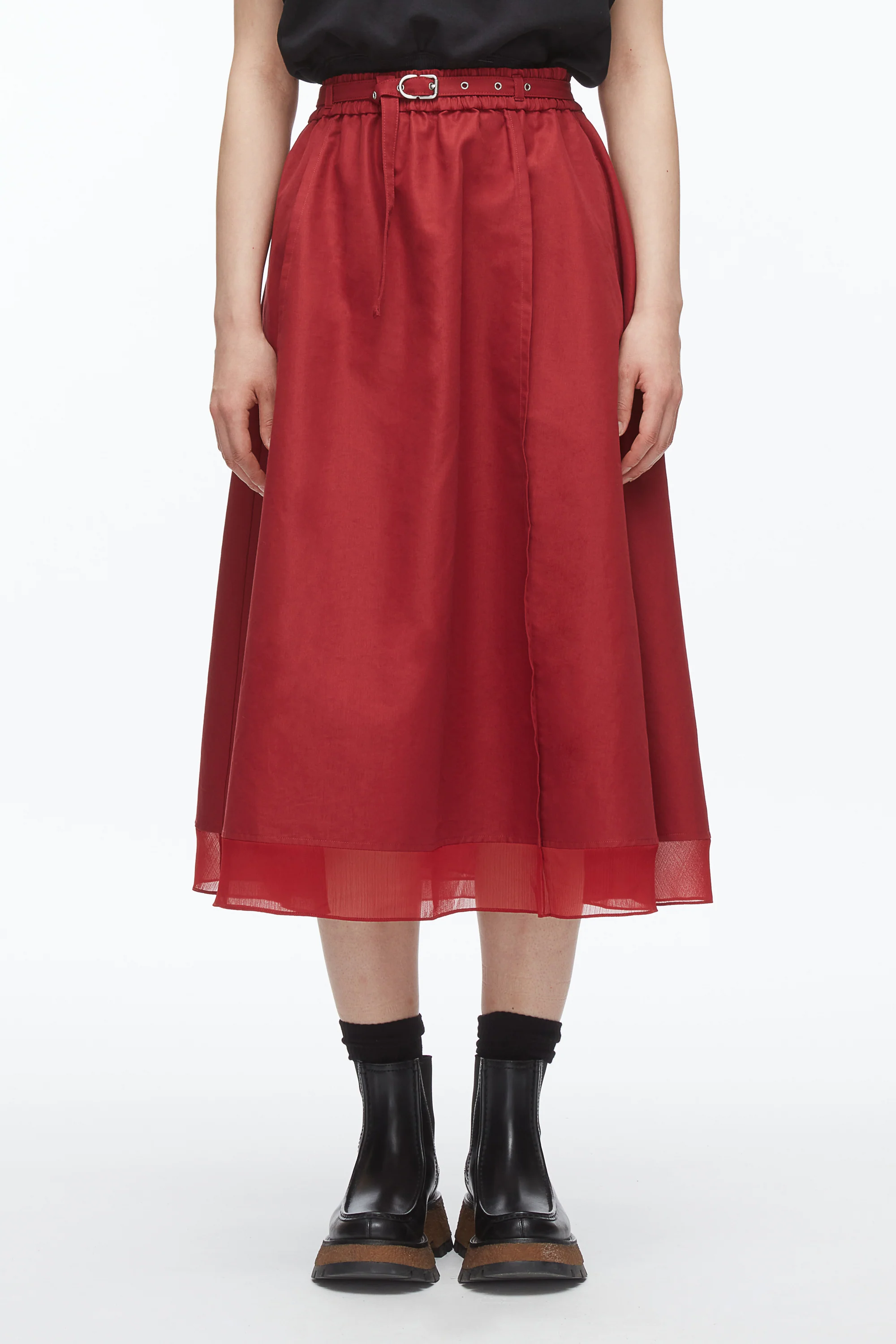 Belted Midi Skirt - Image 3