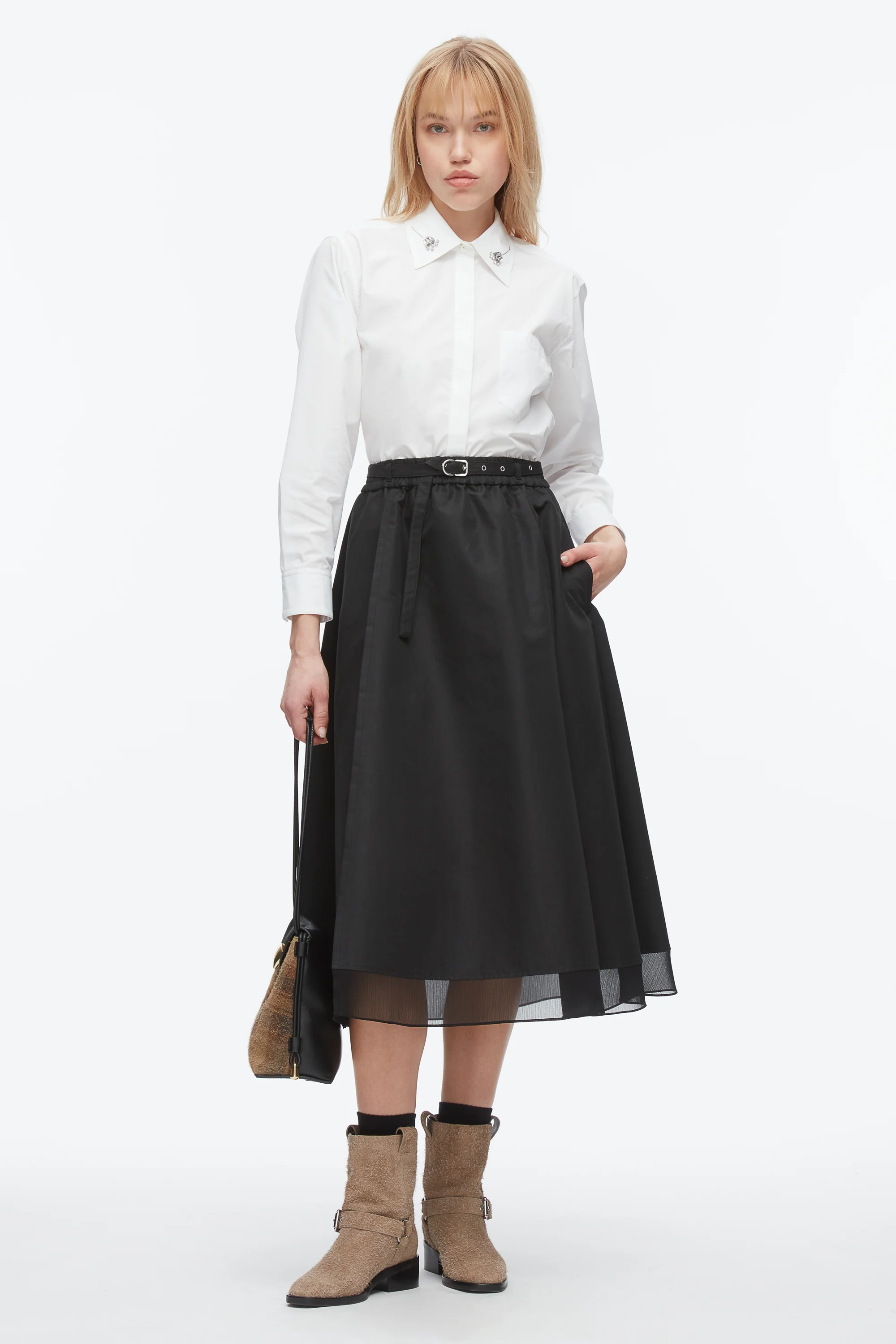 Belted Midi Skirt - Image 7