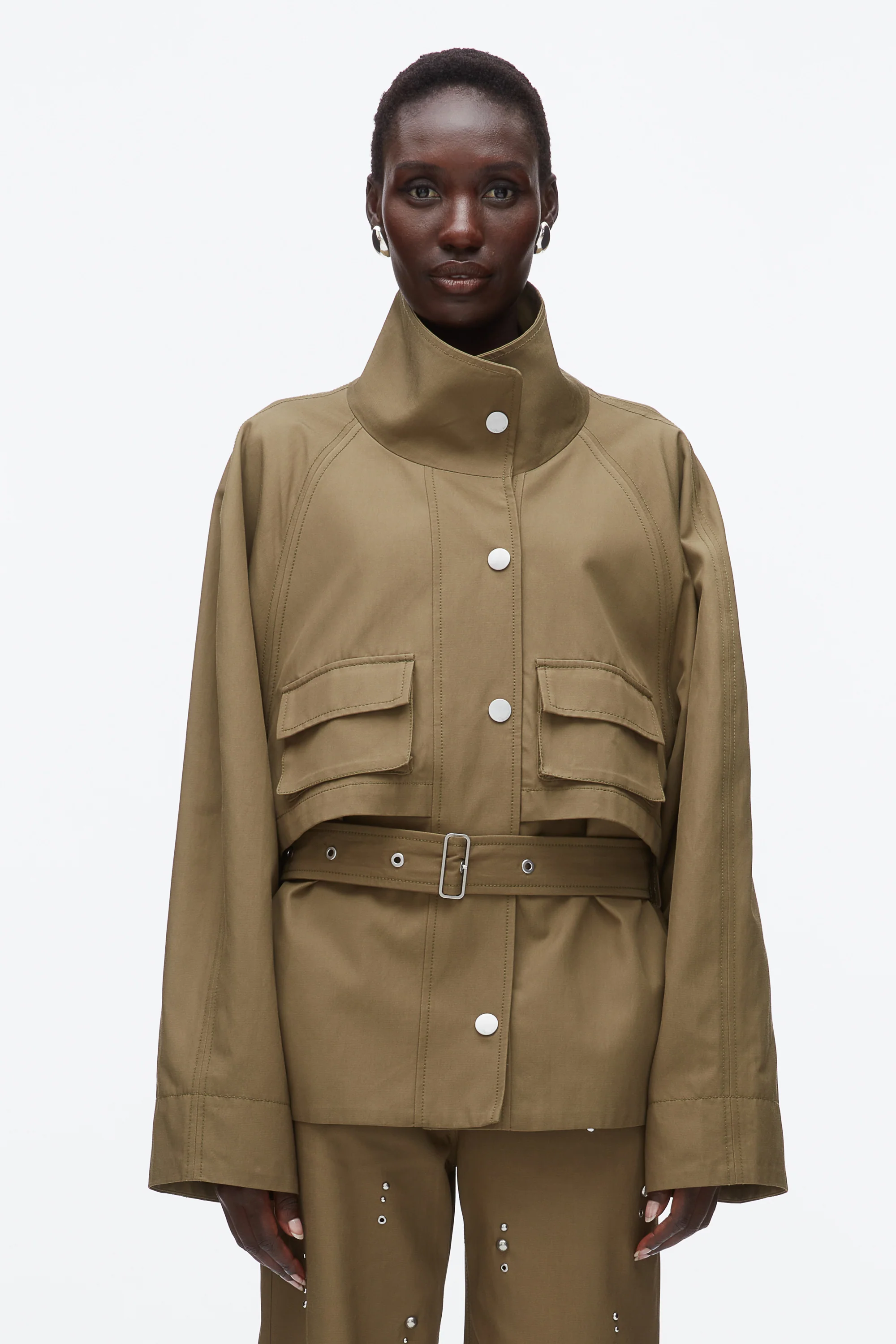 Belted Utility Jacket - Image 10