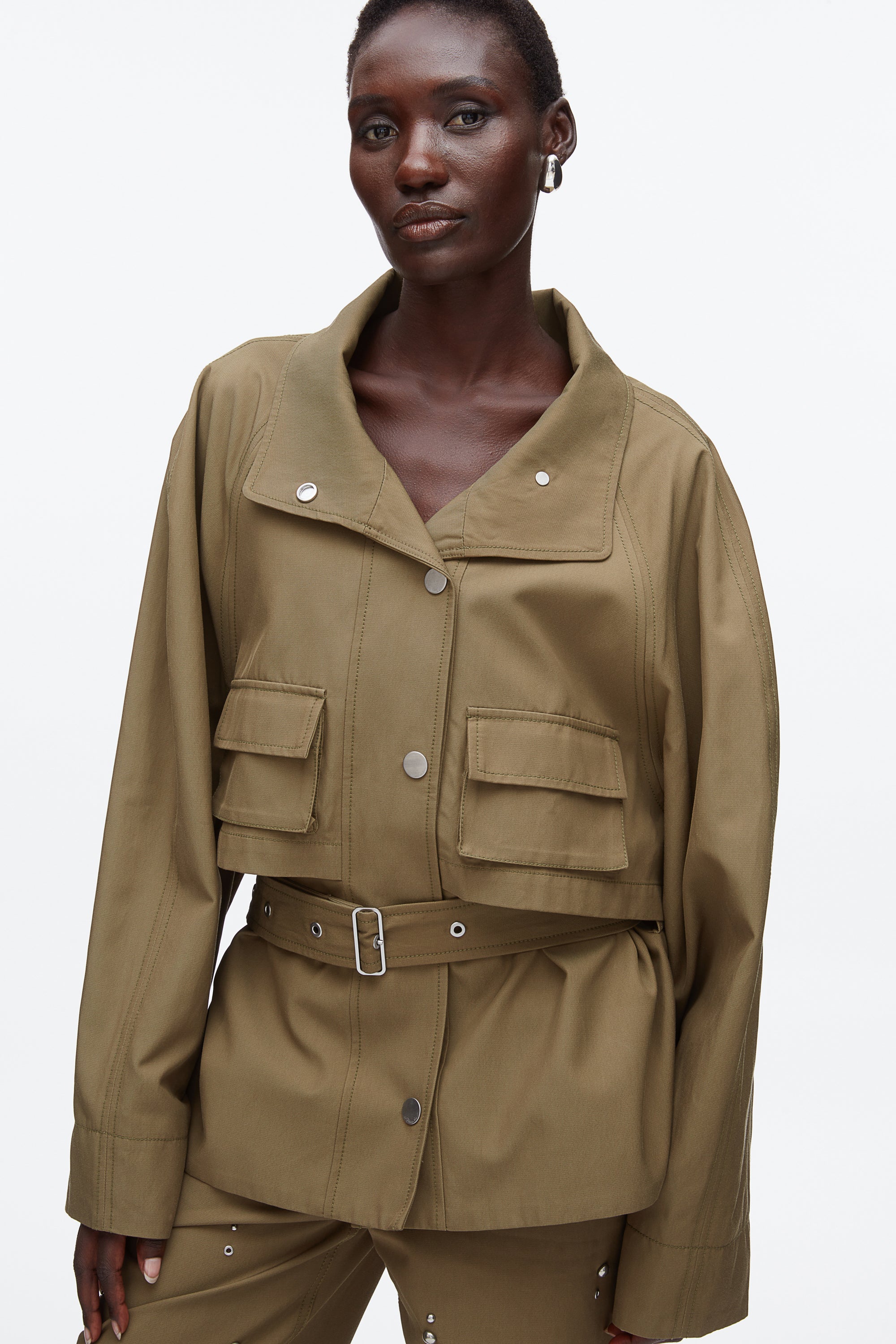 Belted Utility Jacket - Image 13