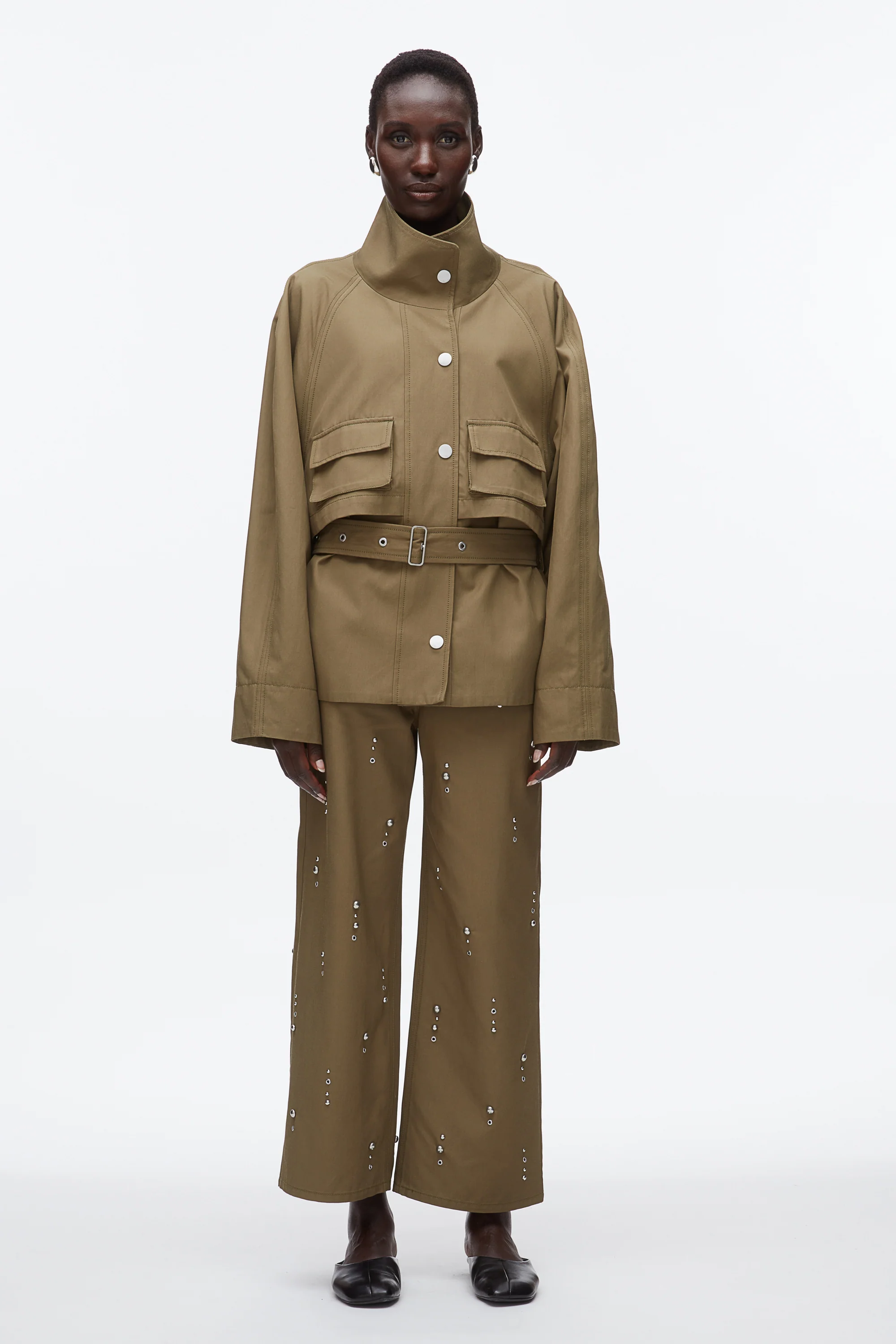 Belted Utility Jacket - Image 9