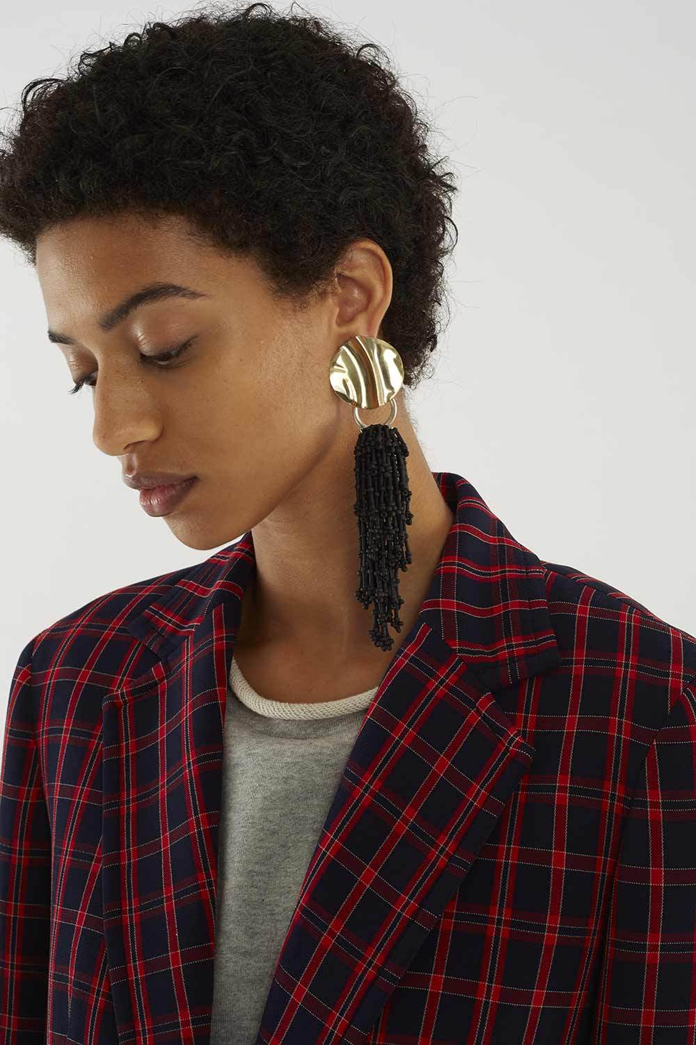 Cascading Beaded Earring - Image 3