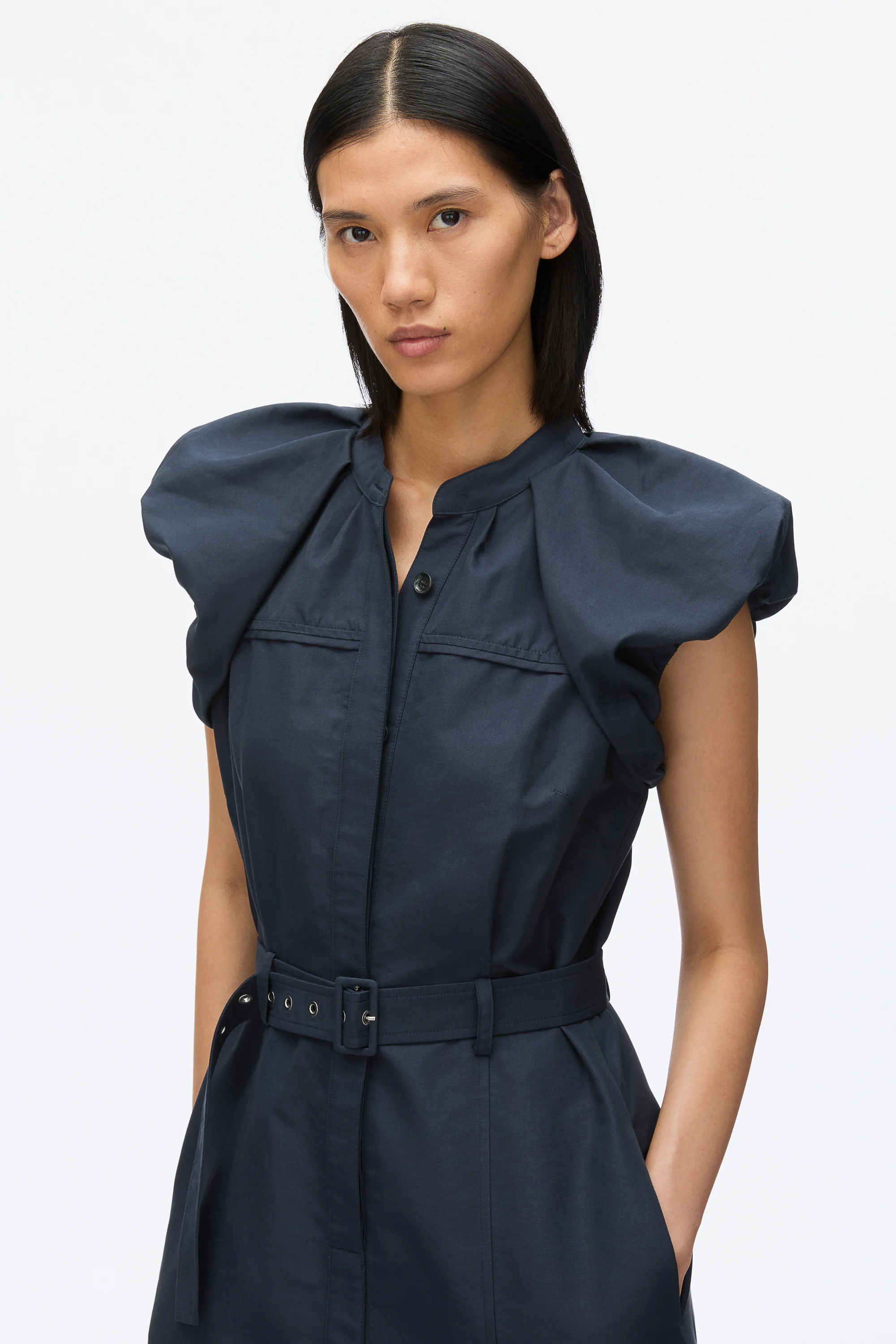 Cloud Sleeve Shirt Dress - Image 5
