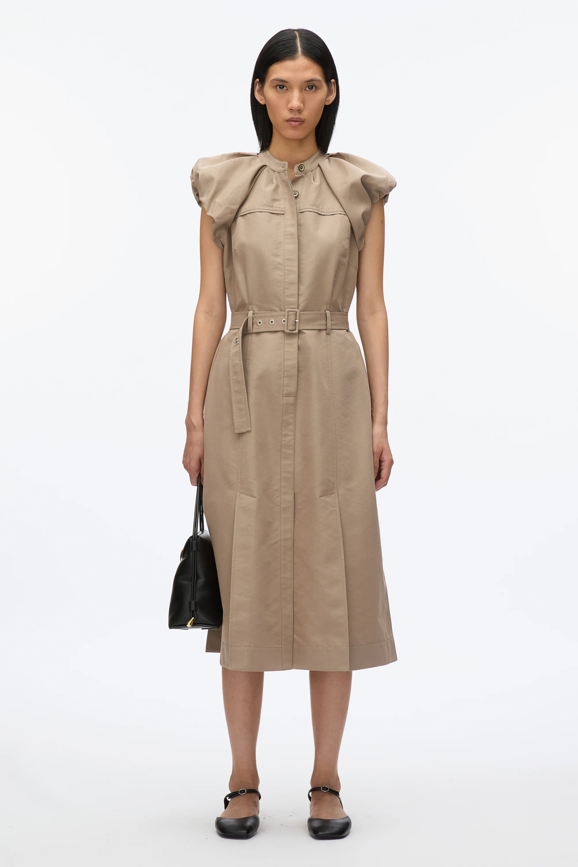 Cloud Sleeve Shirt Dress - Image 6