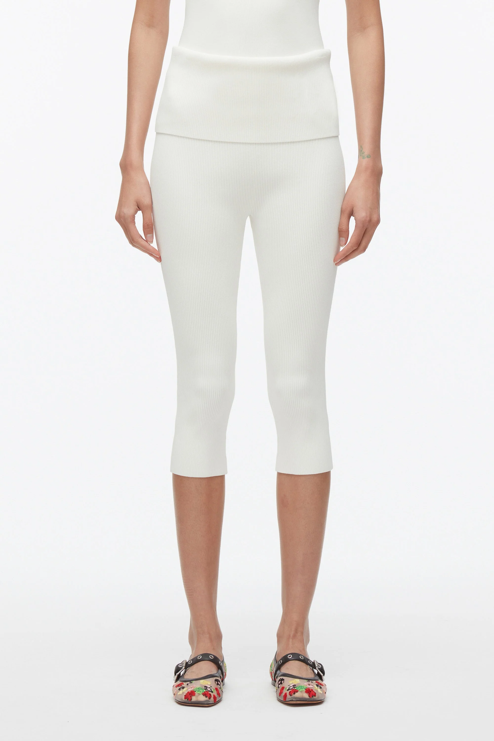 Blooming Lotus Compact Rib Capris - Image 7