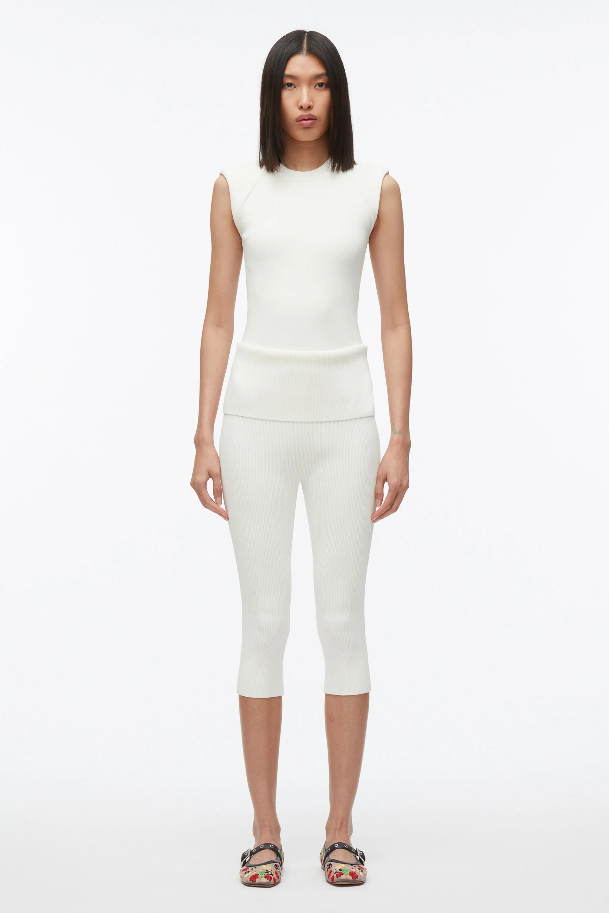 Blooming Lotus Compact Rib Capris - Image 10