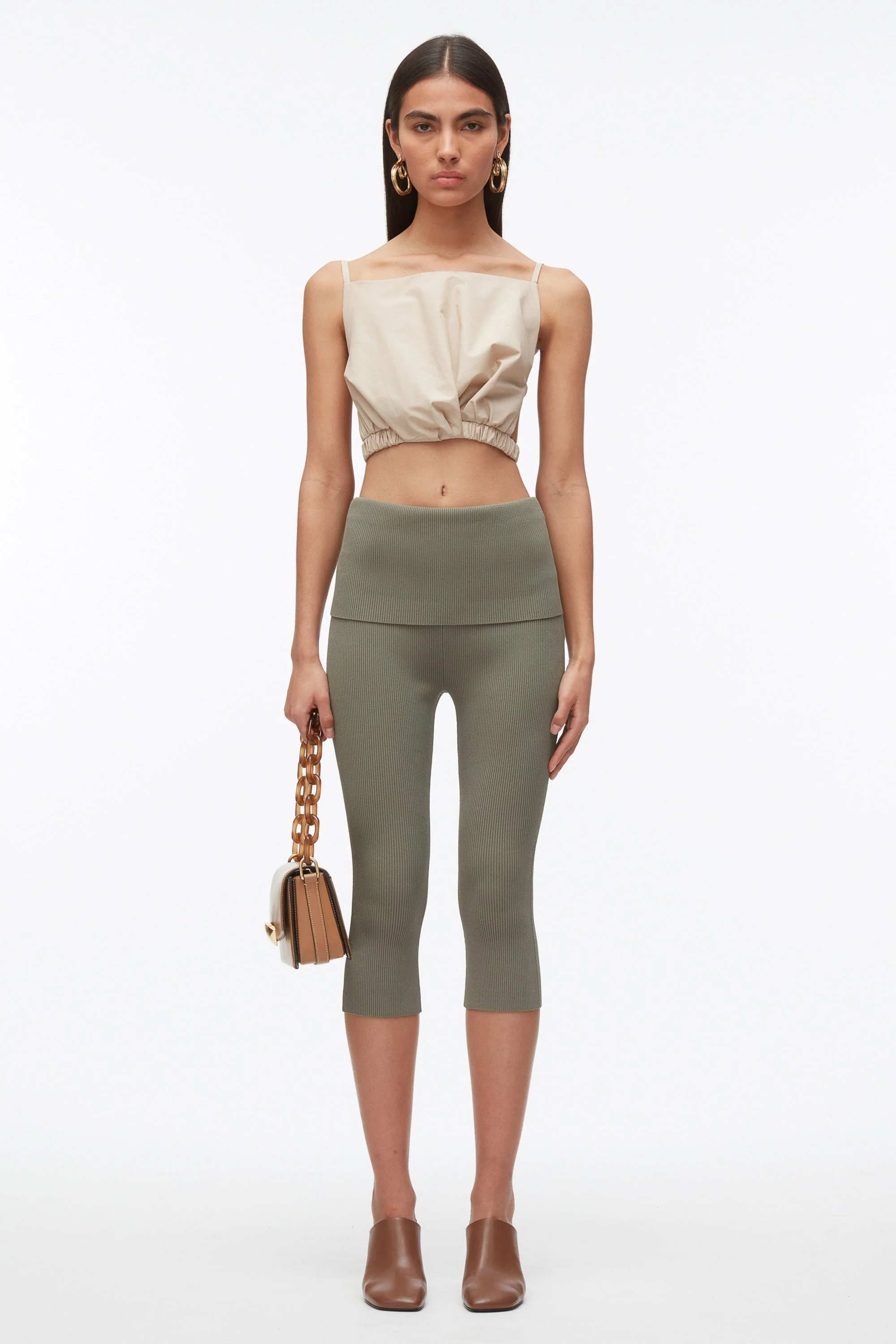 Blooming Lotus Compact Rib Capris - Image 13