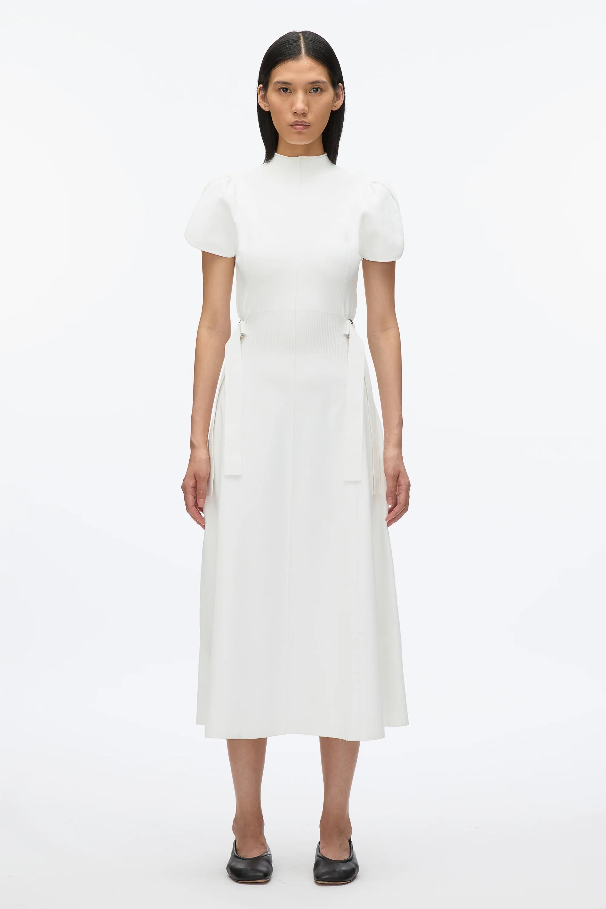 Compact Rib Tulip Dress - Image 6