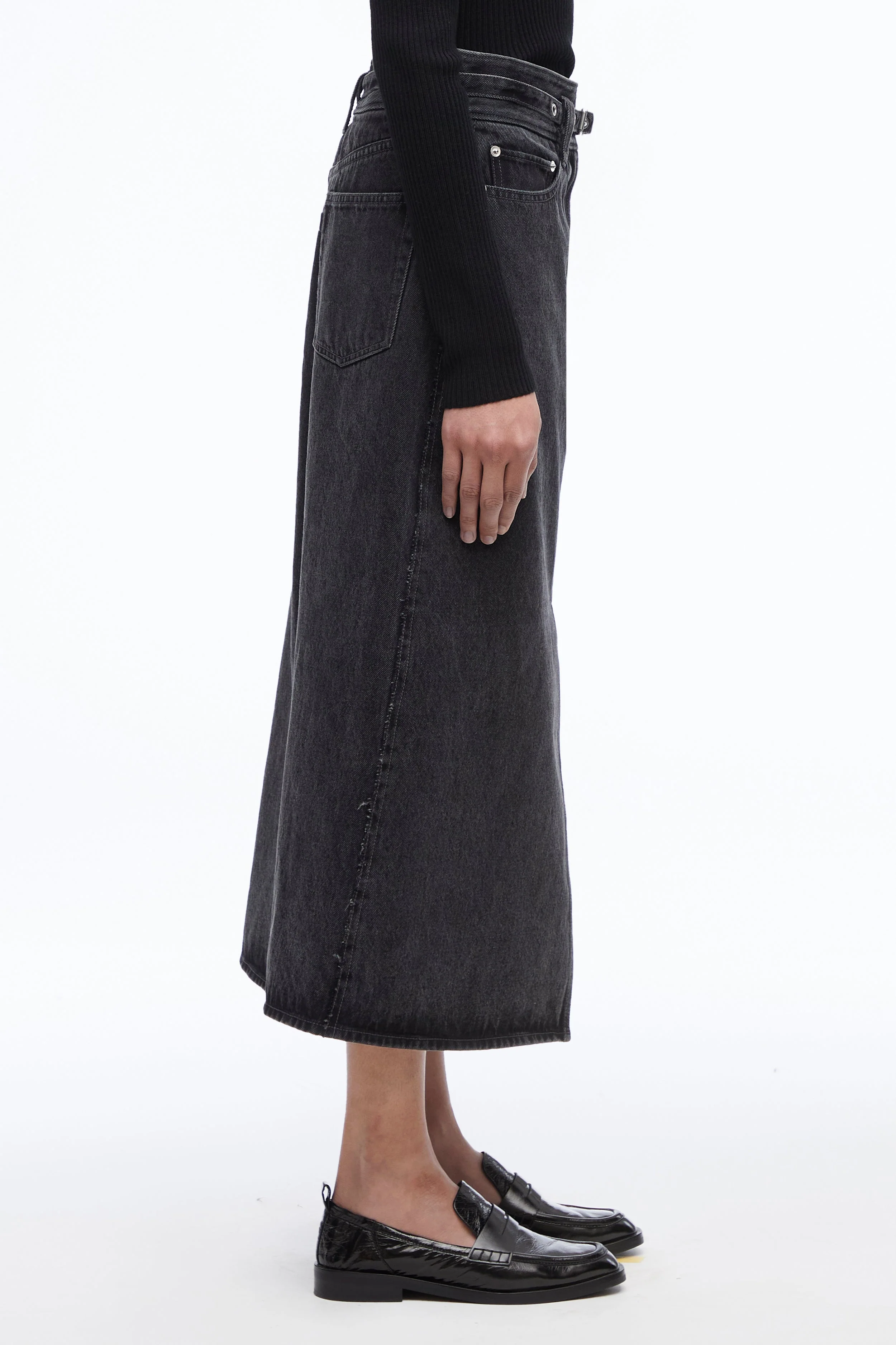 Denim A-Line Skirt - Image 3