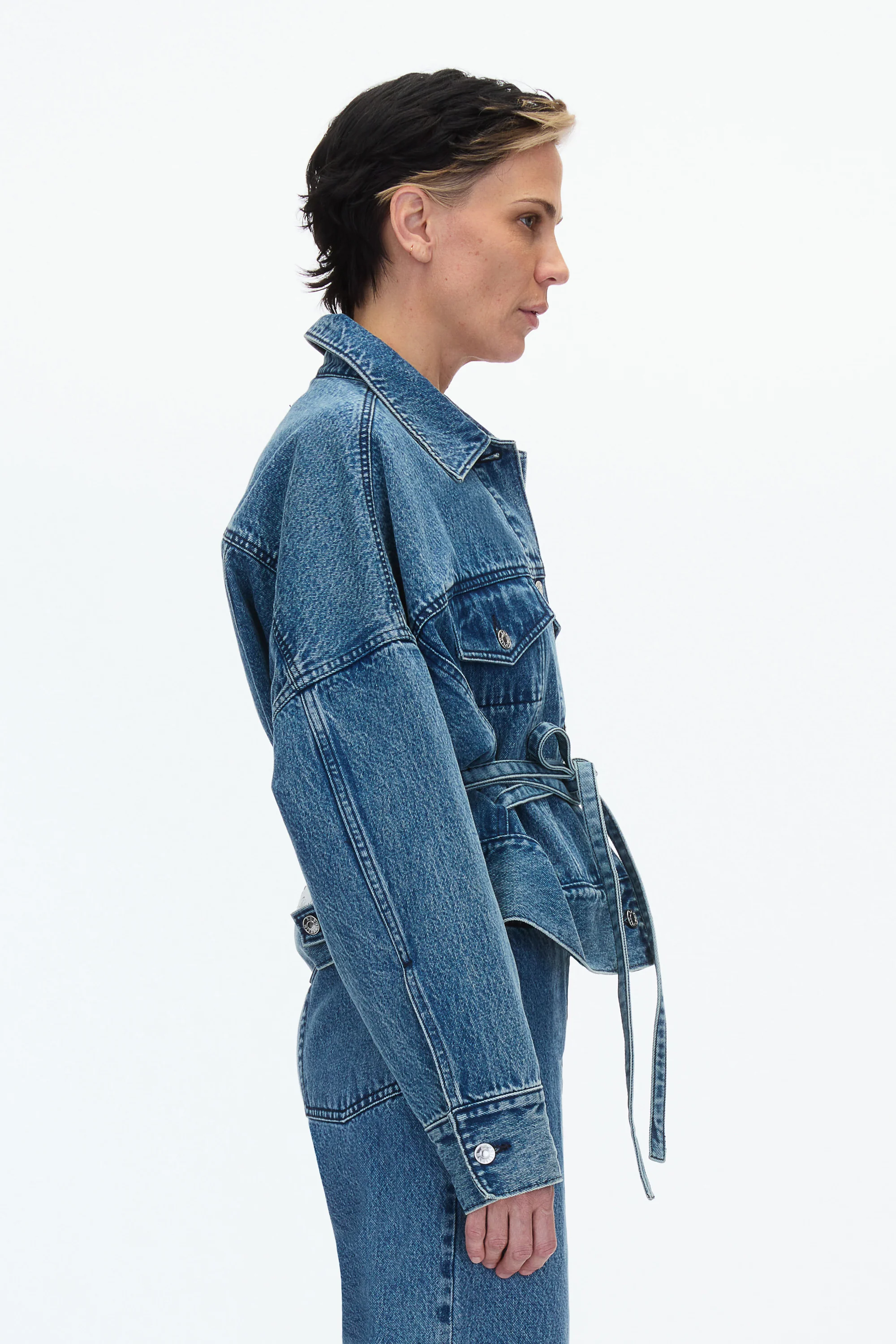 Denim Boxy Jacket - Image 3