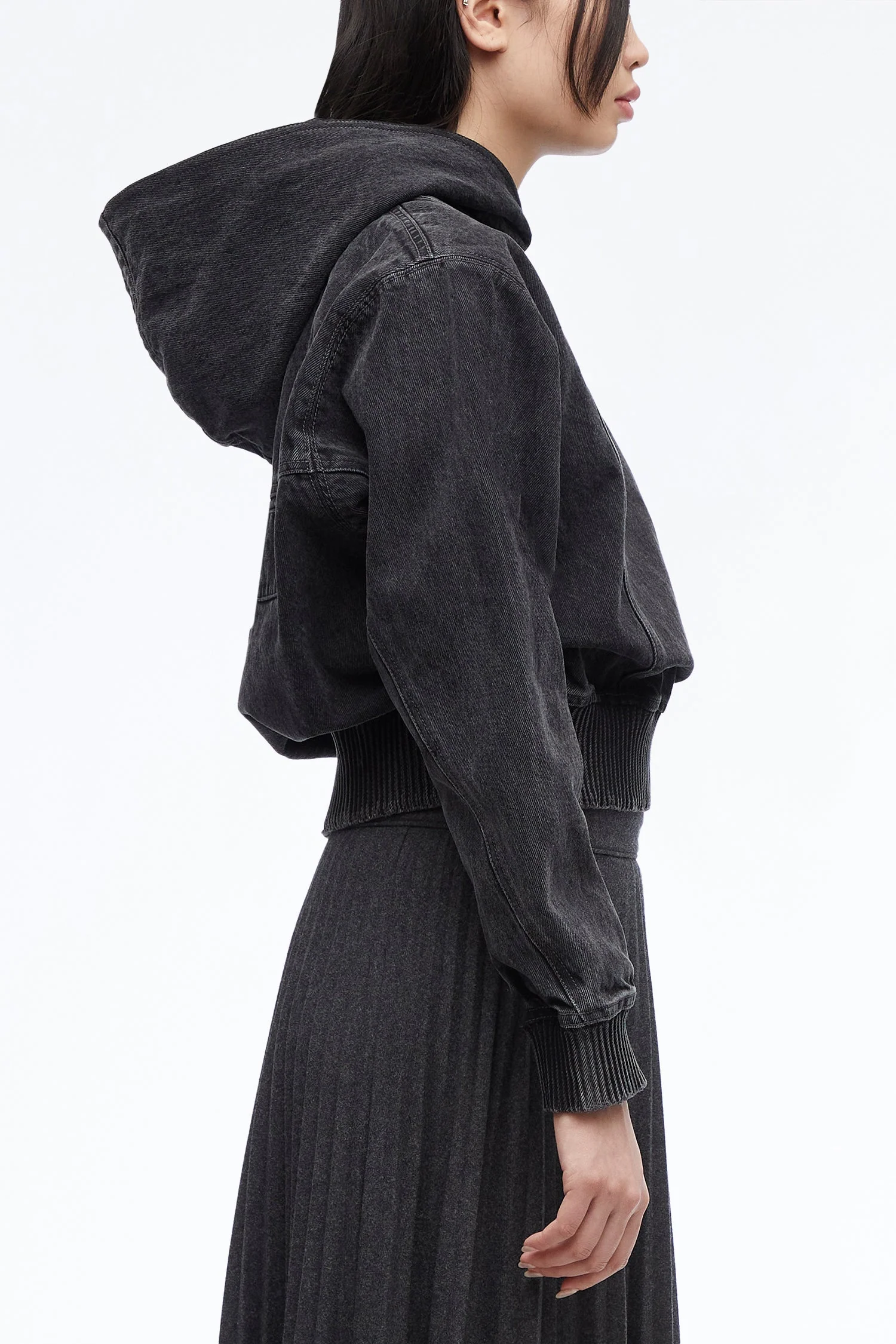 Denim Hoodie - Image 5