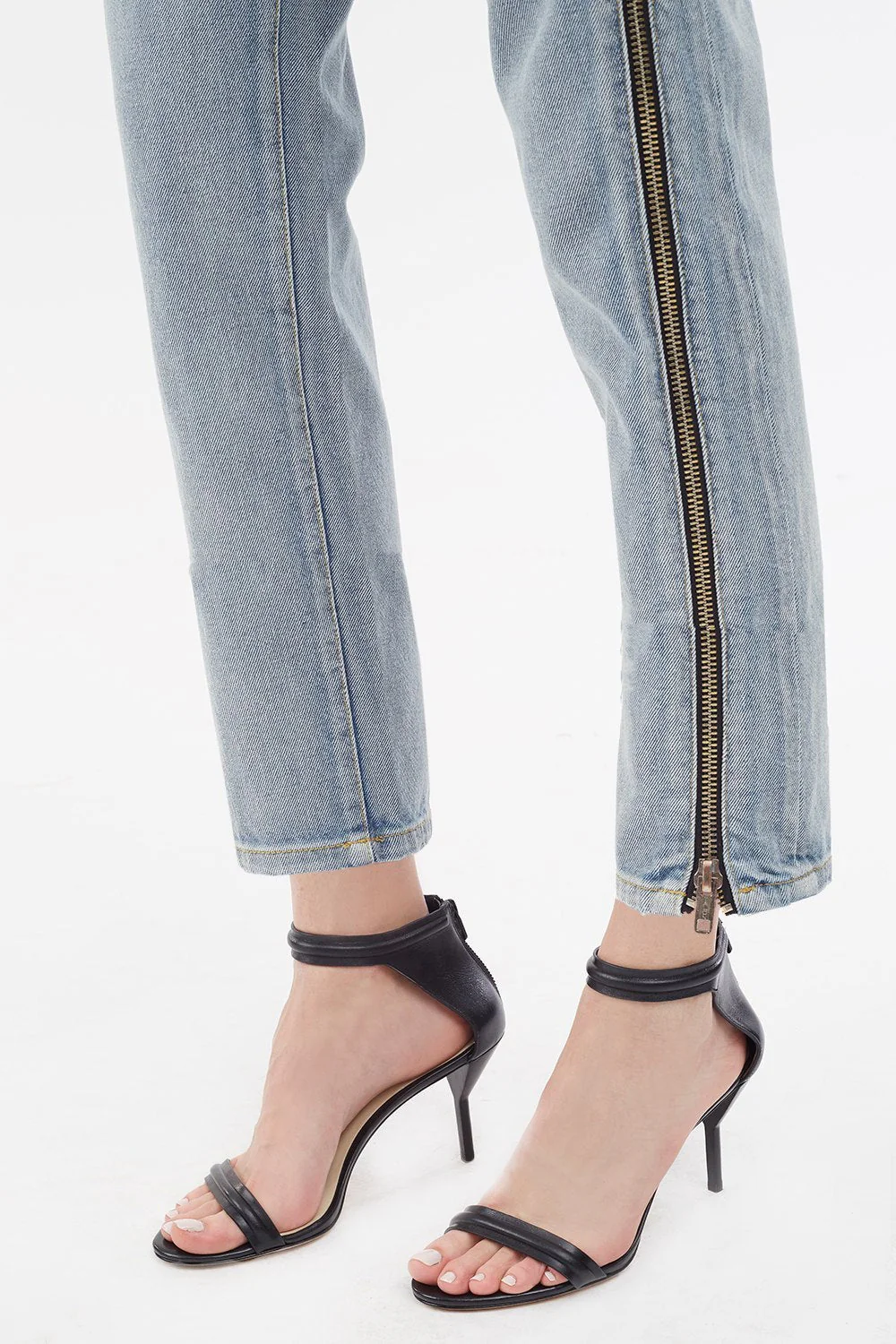 Zippered Denim Pant - Image 4