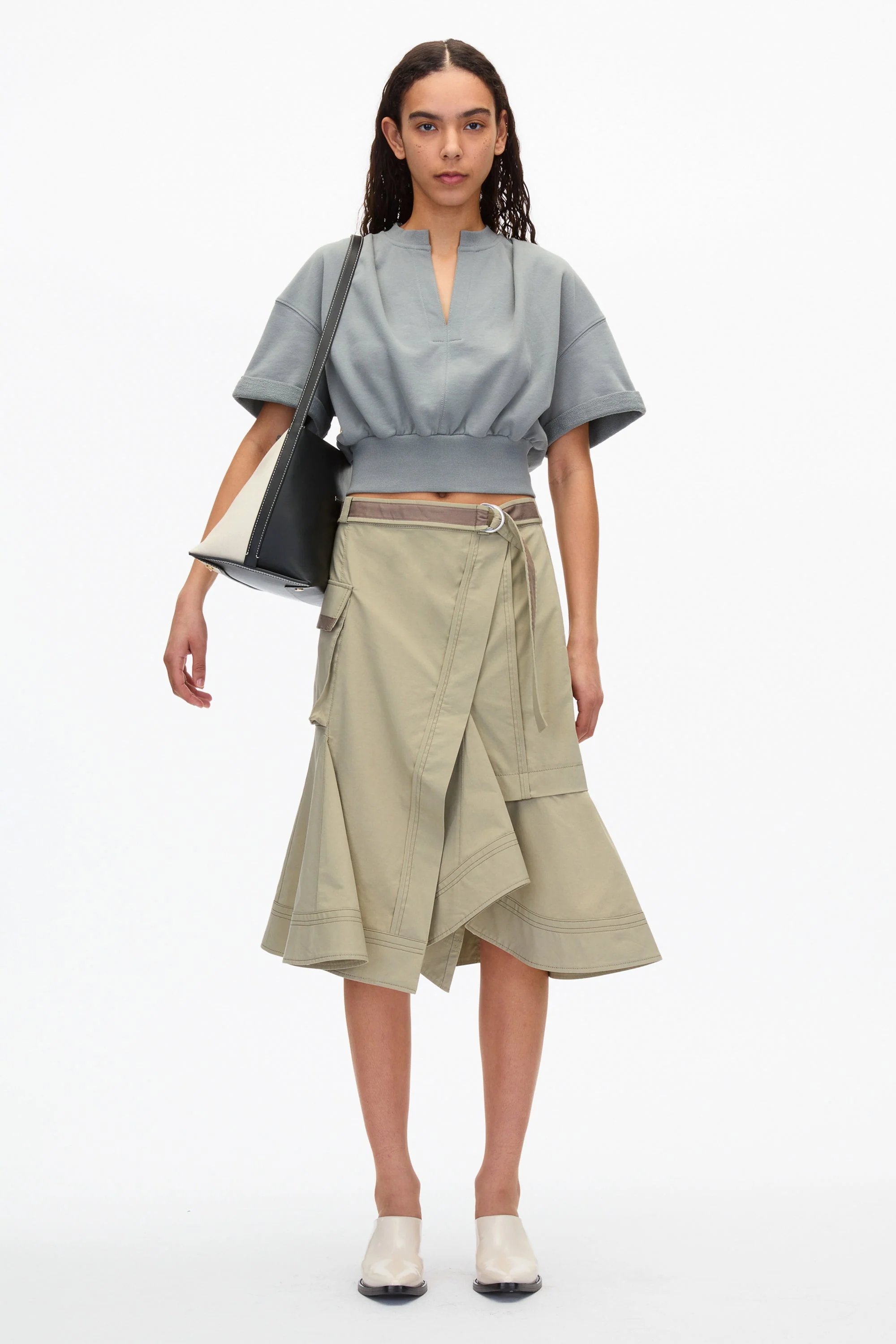 Layered Flounce Cargo Skirt - Image 6