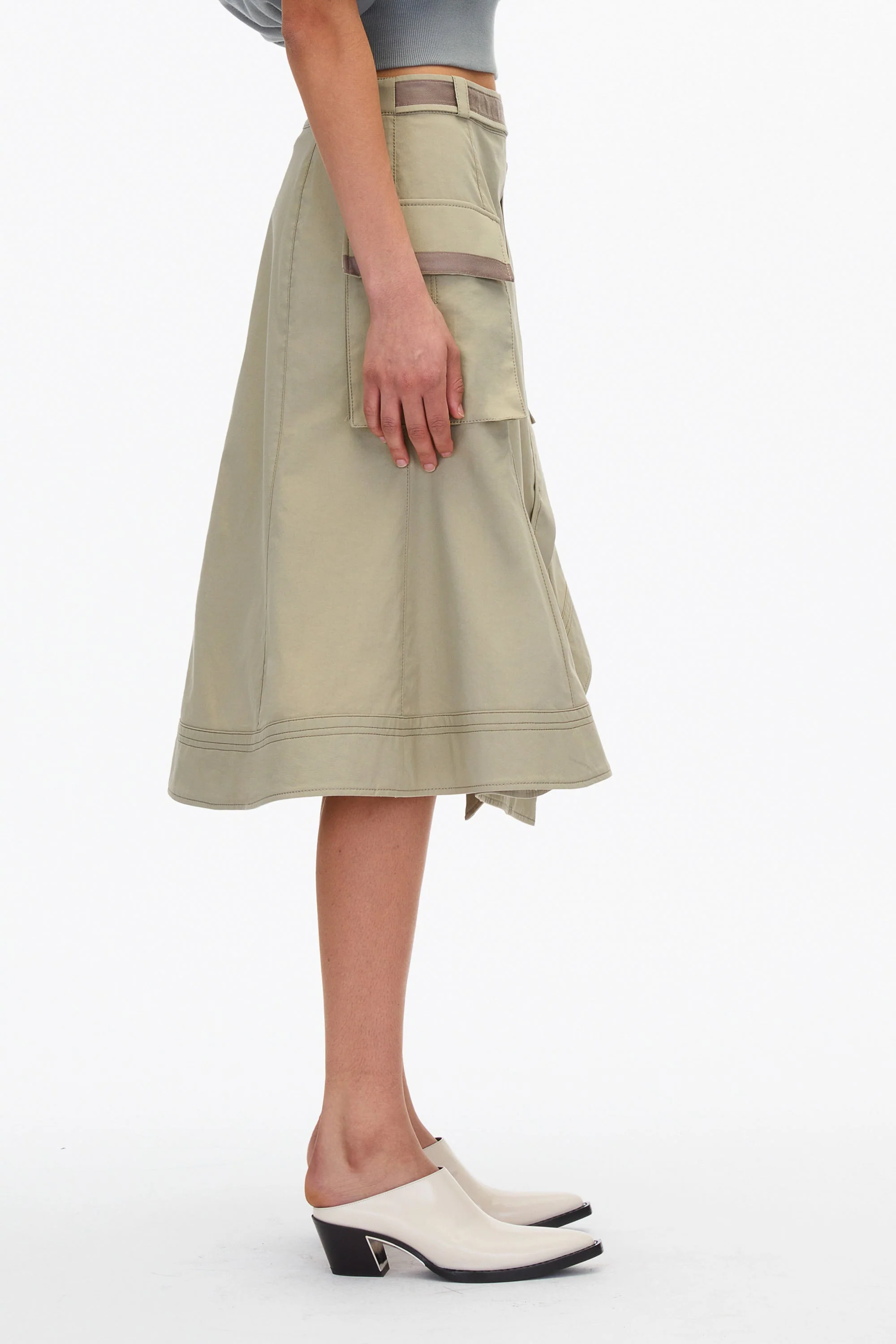 Layered Flounce Cargo Skirt - Image 8
