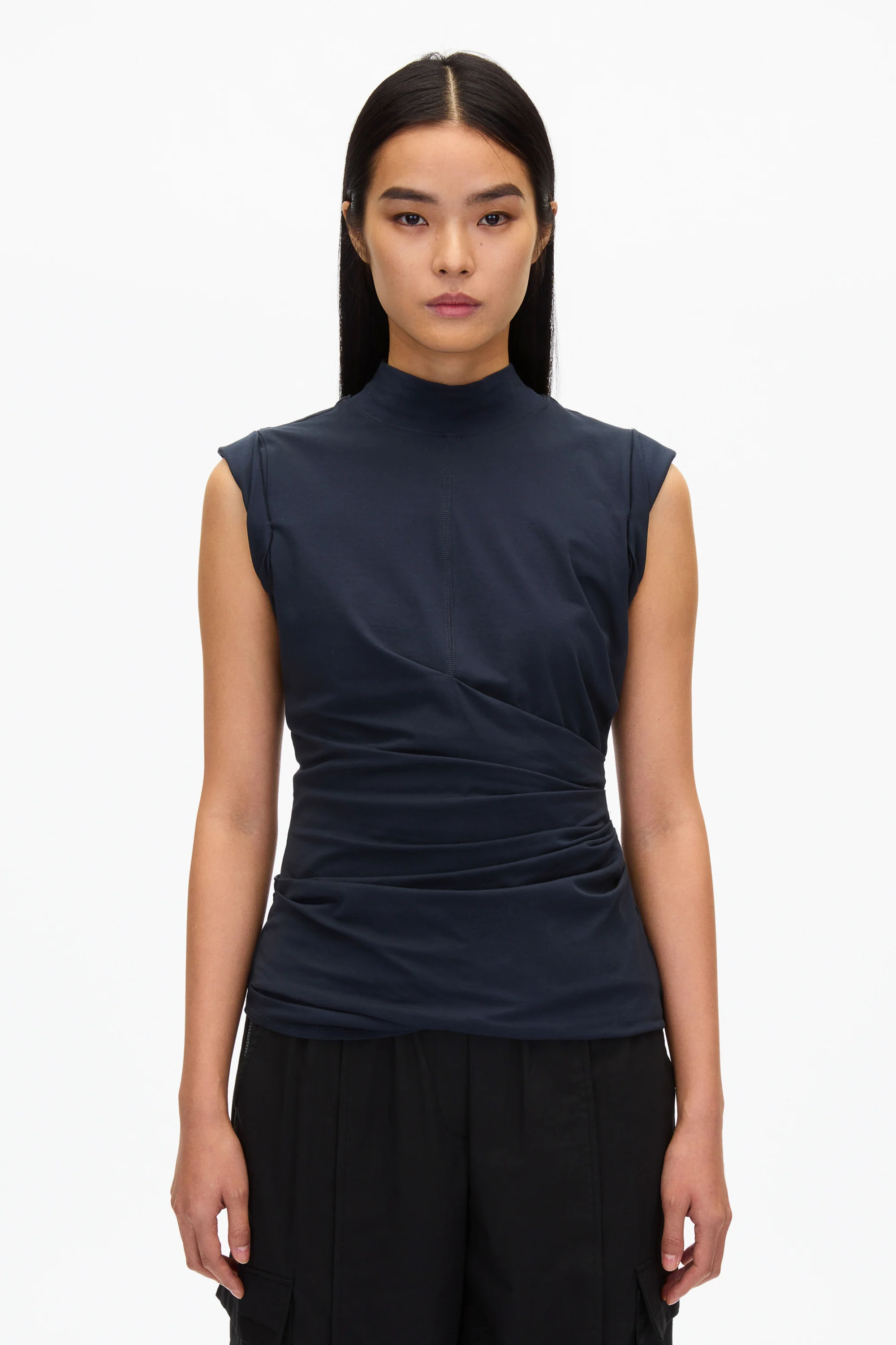 Draped Mockneck Tank - Image 6