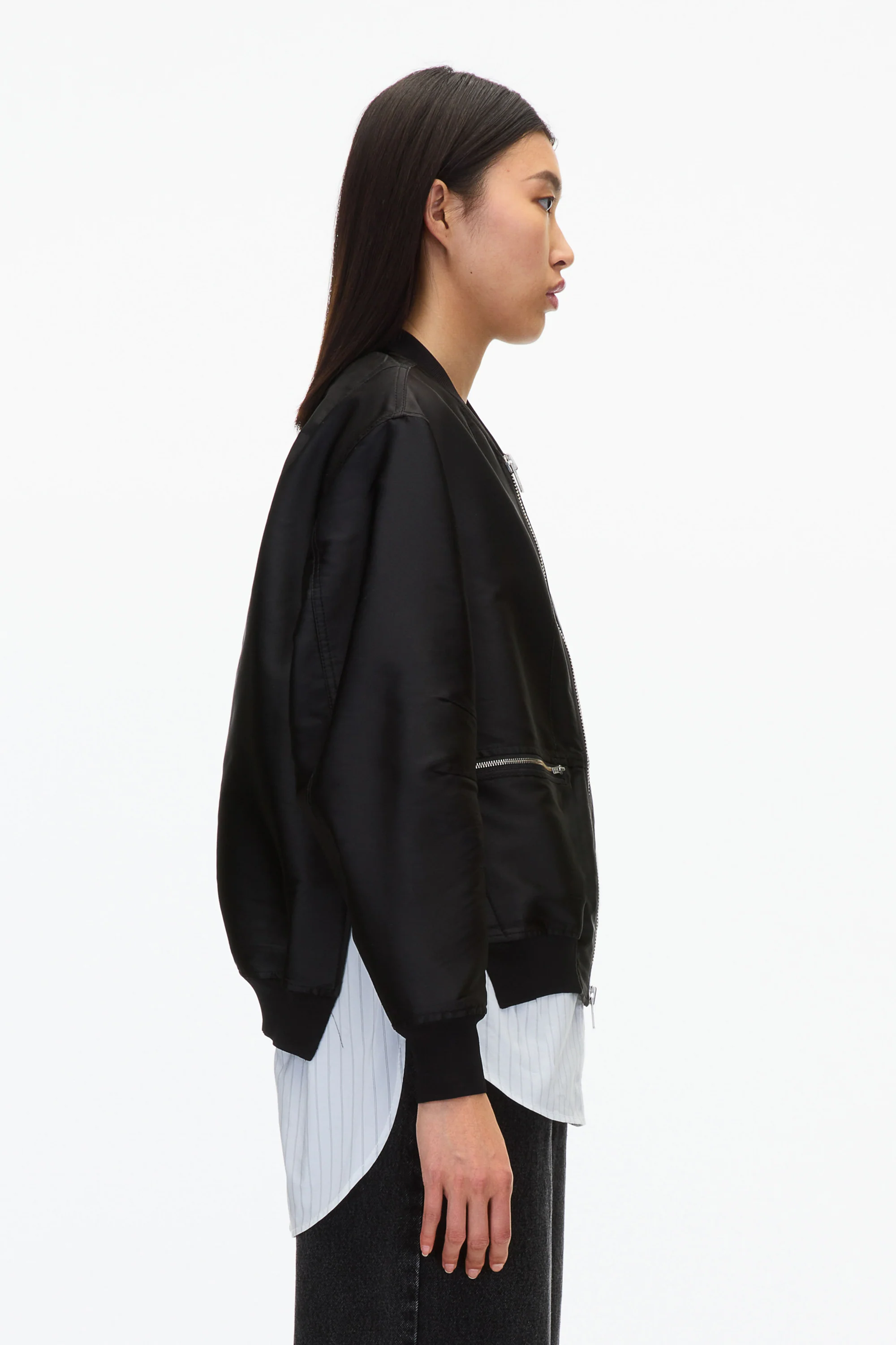 Layered Bomber Jacket - Image 3