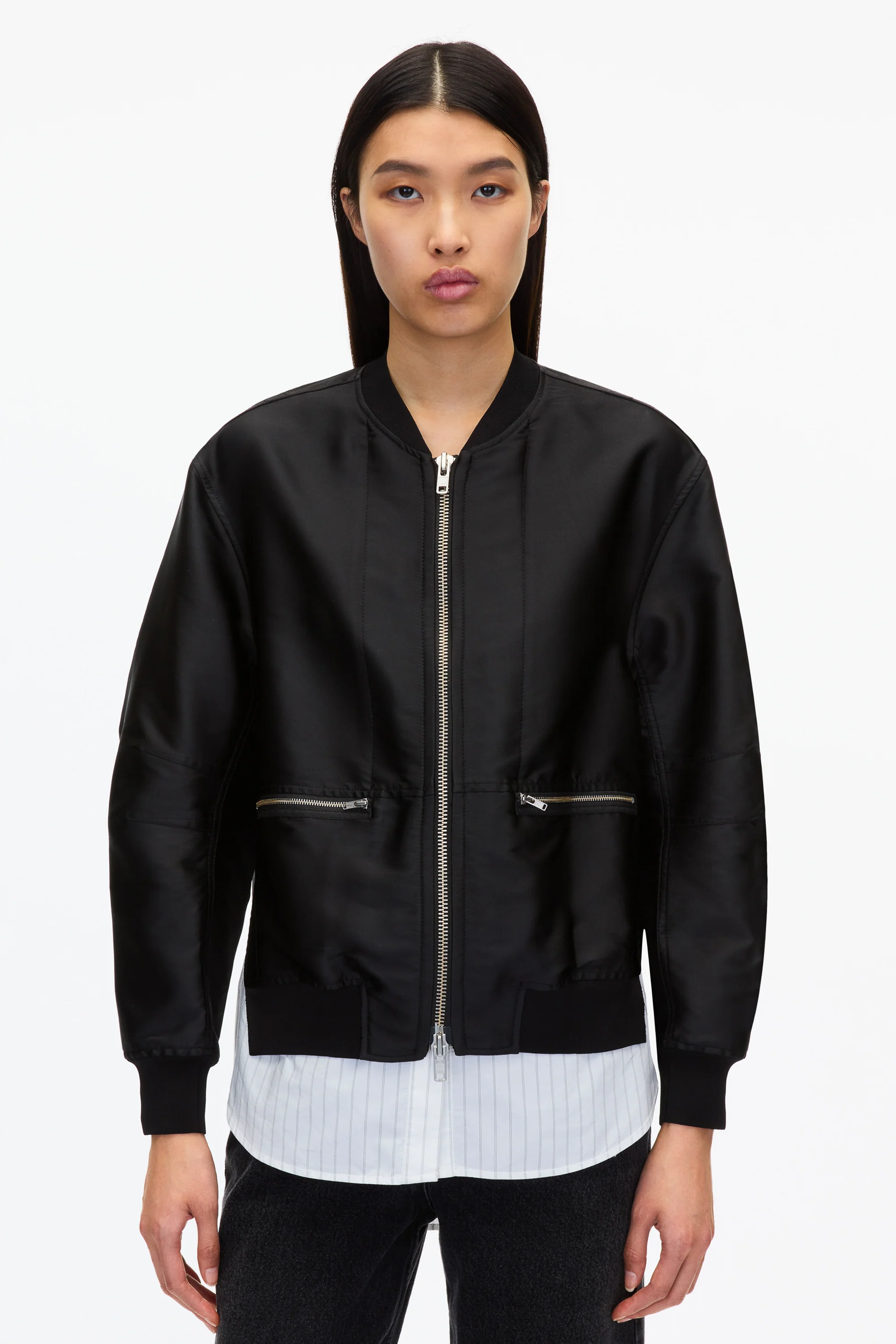 Layered Bomber Jacket - Image 5
