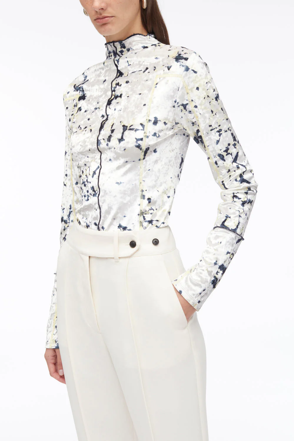 Heavy Cady Pintuck Trouser - Image 9