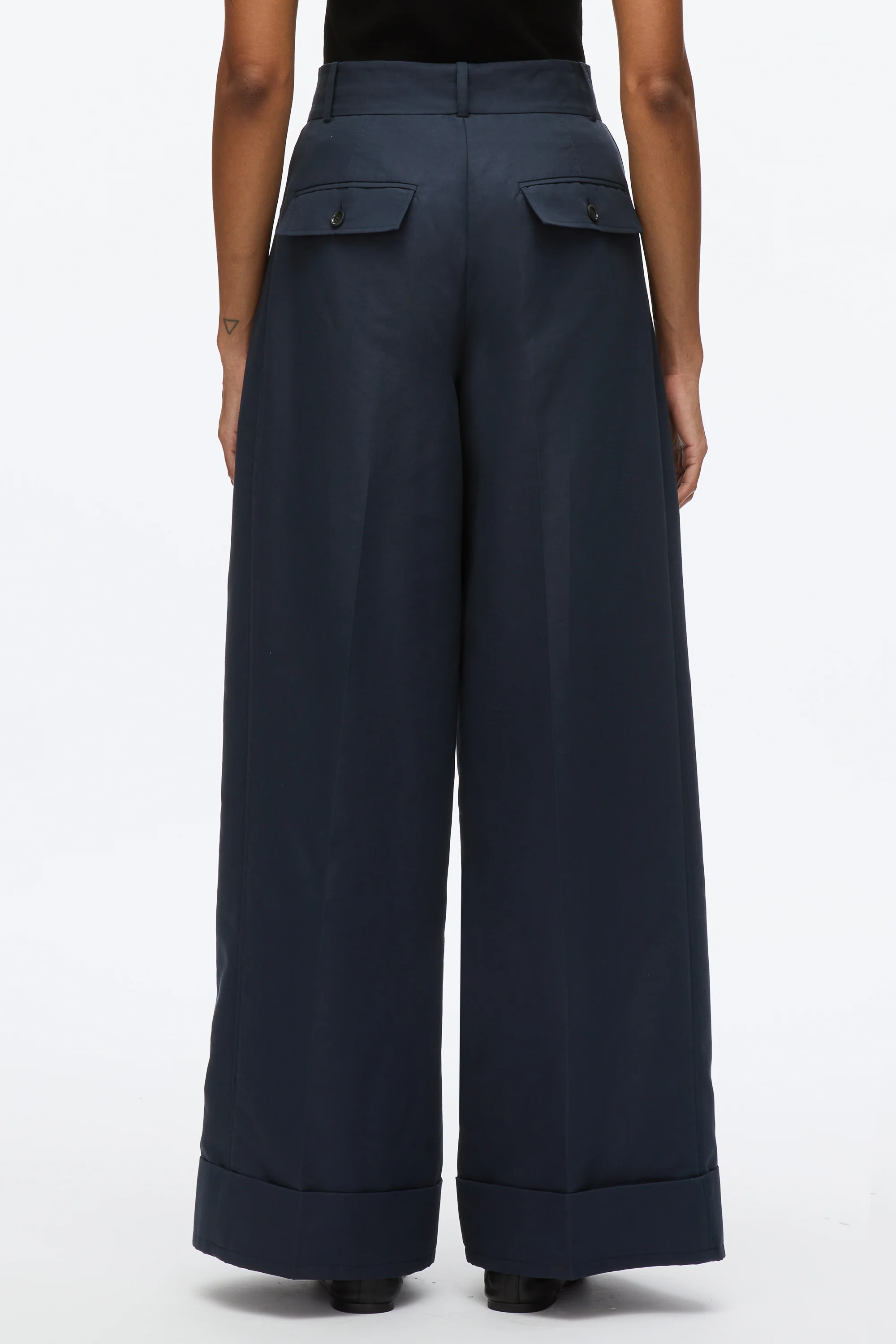 Pleated Wide Leg Trouser - Image 14