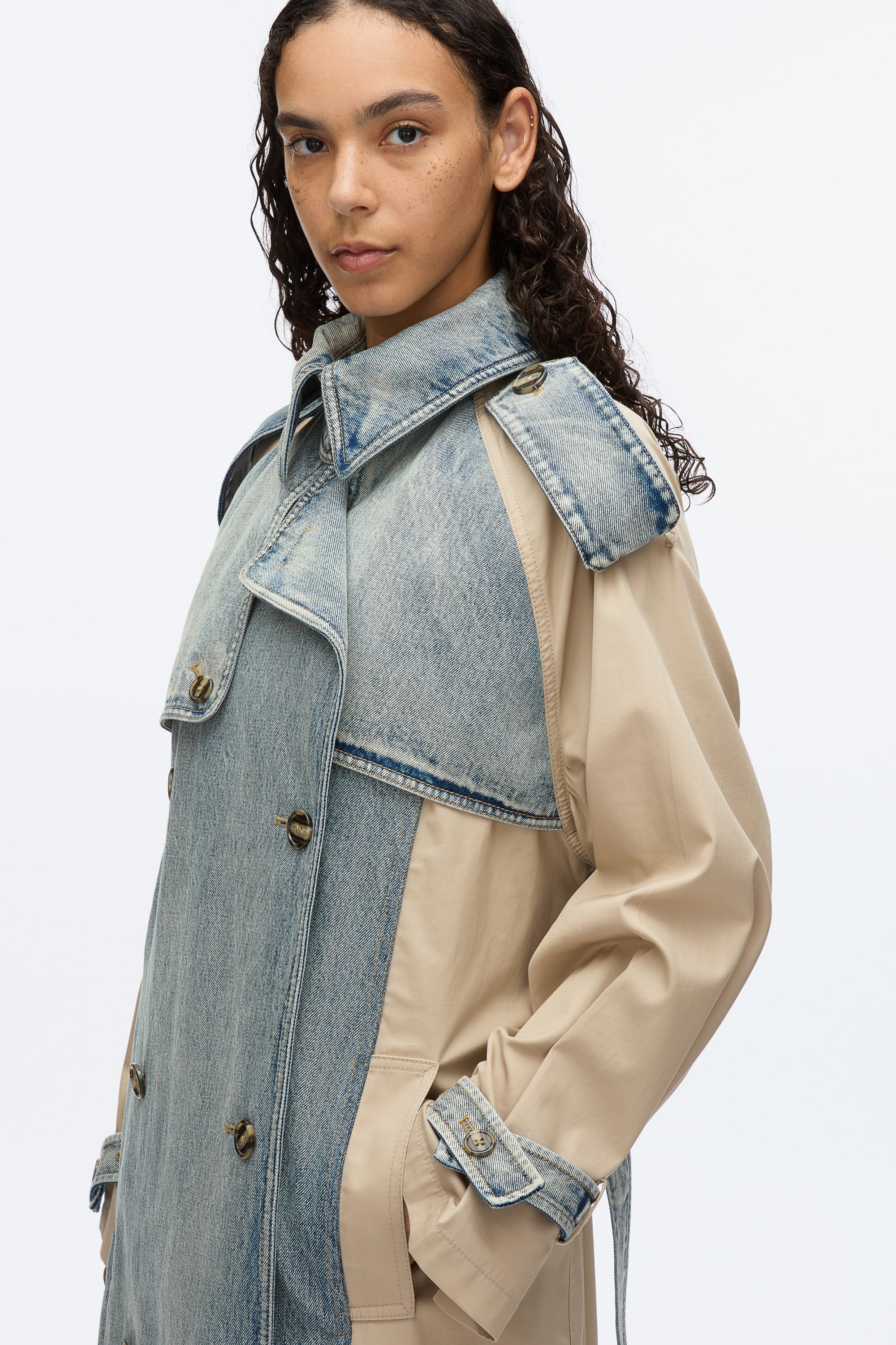 Hybrid Denim Trench - Image 7