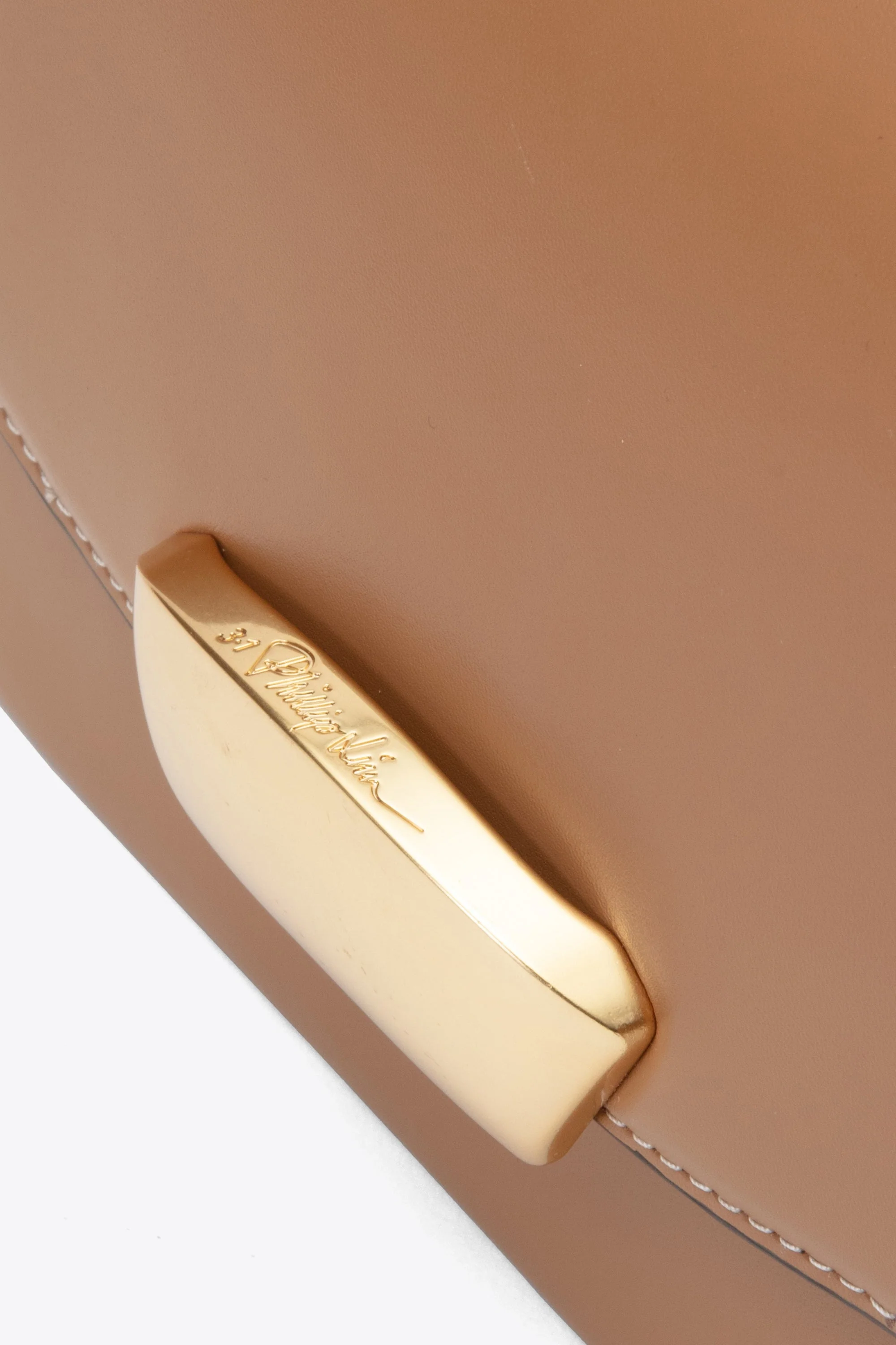 Camel ID Shoulder Bag with Resin Chain - Image 3