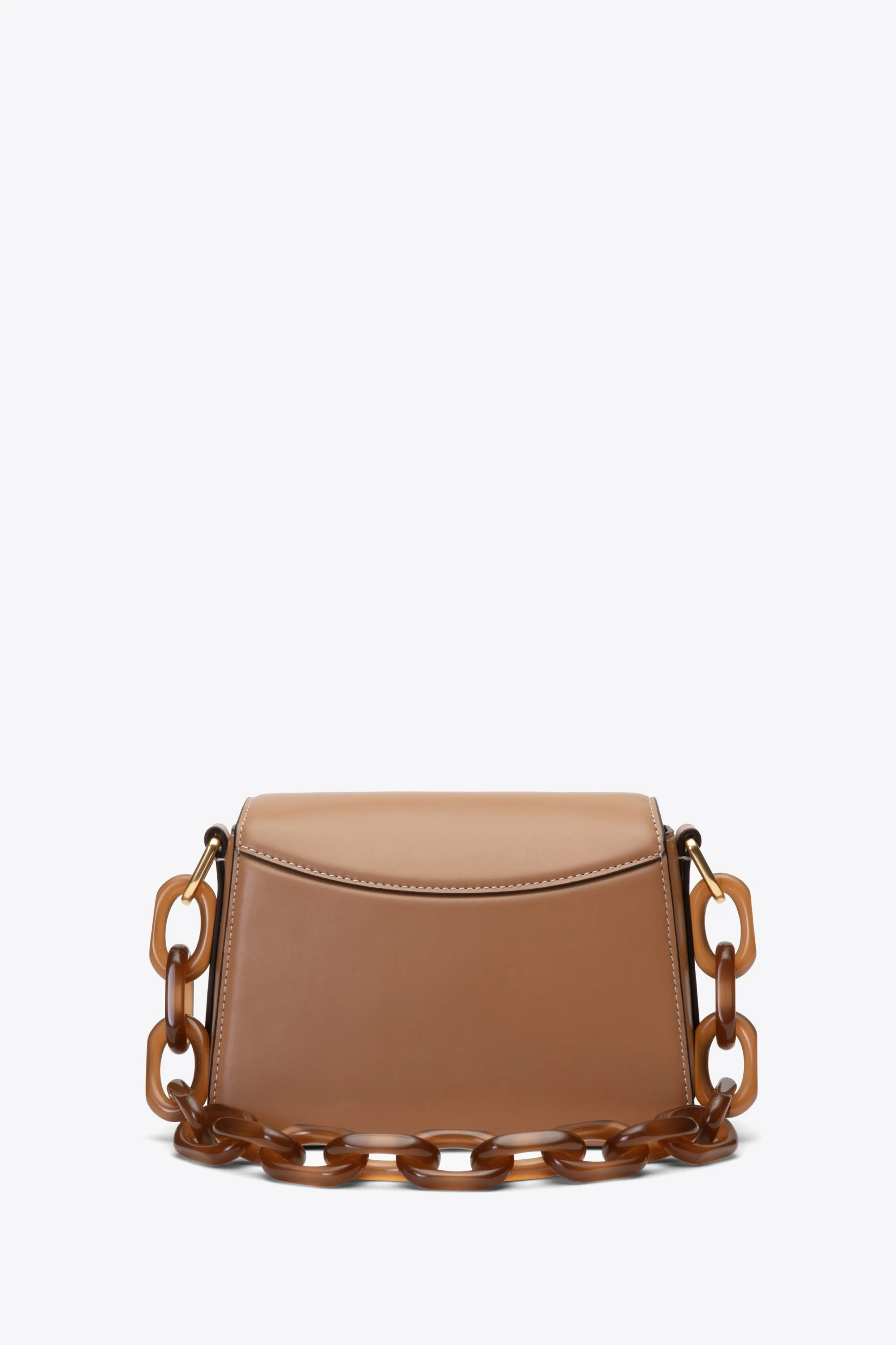 Camel ID Shoulder Bag with Resin Chain - Image 6