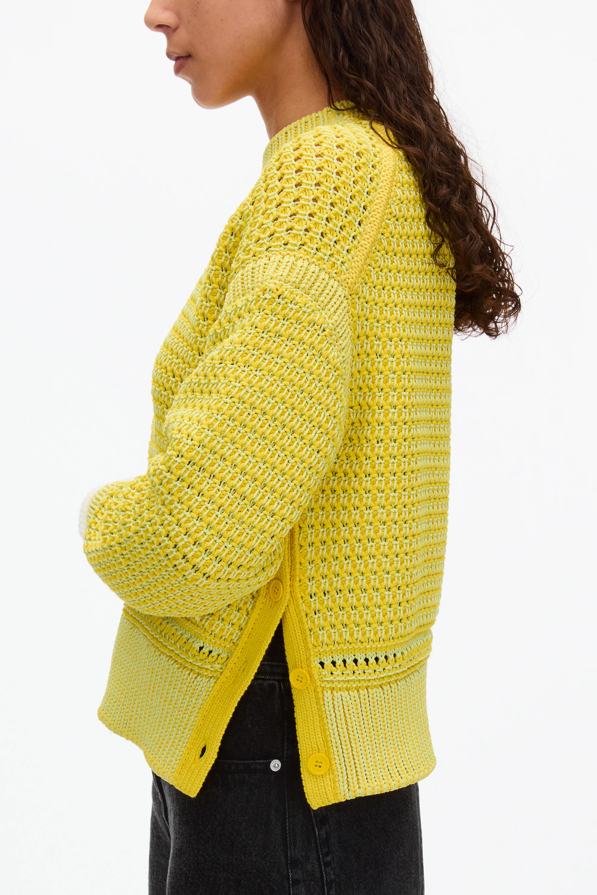 Bi-Color Pullover with Button Details - Image 4