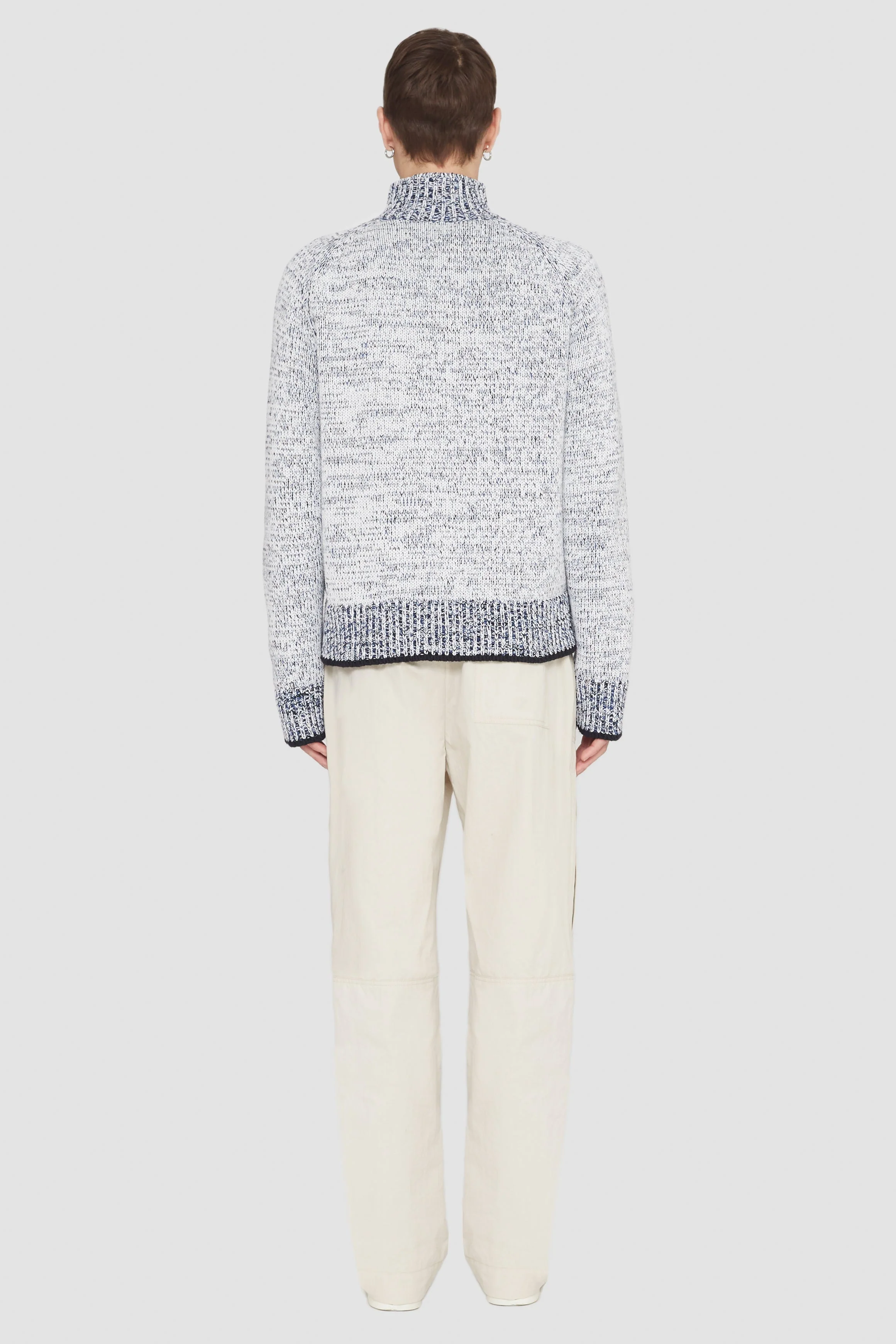 Long Sleeve Marled Pullover - Image 5