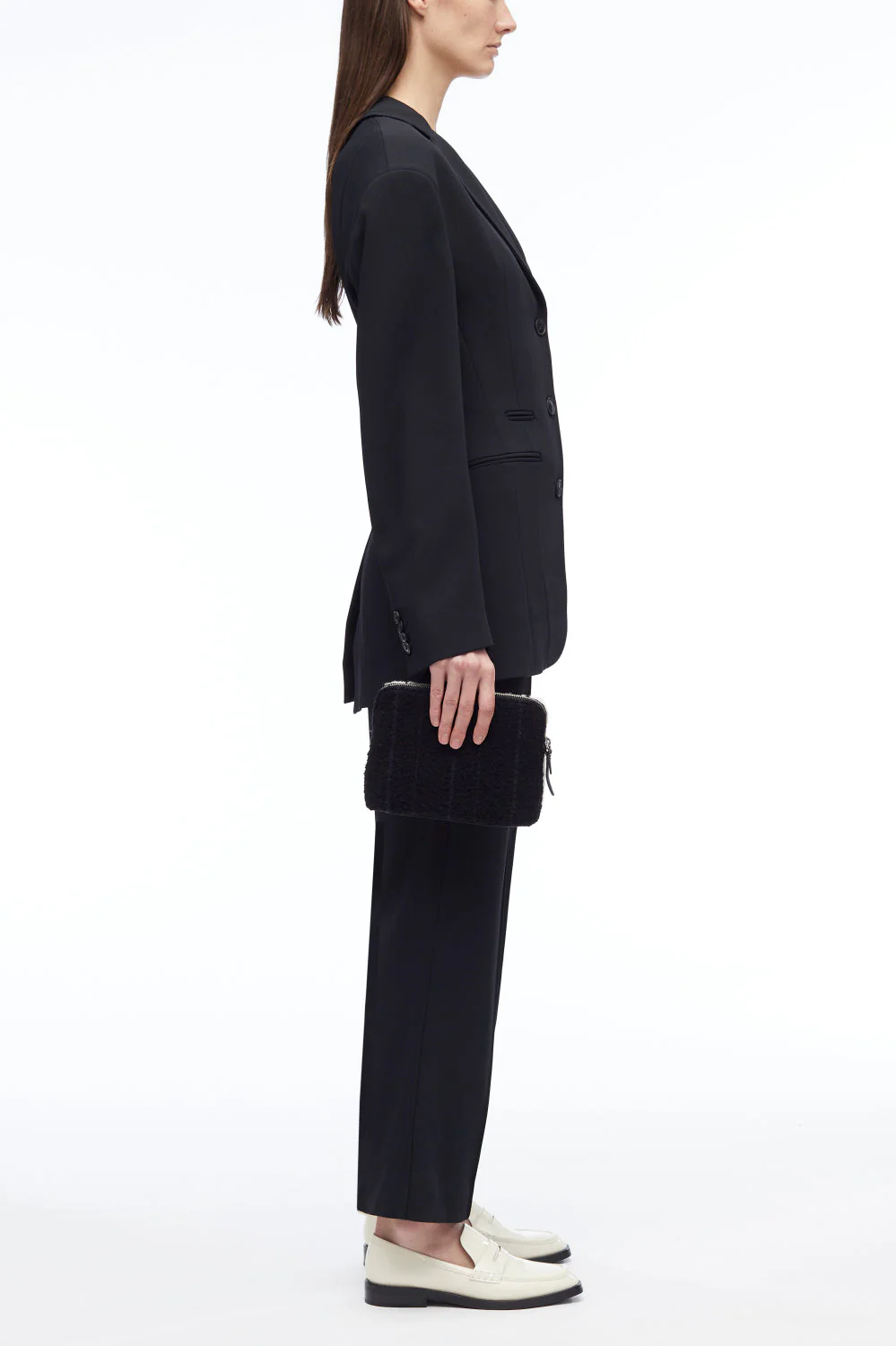 Matte Crepe Cinched Blazer - Image 6