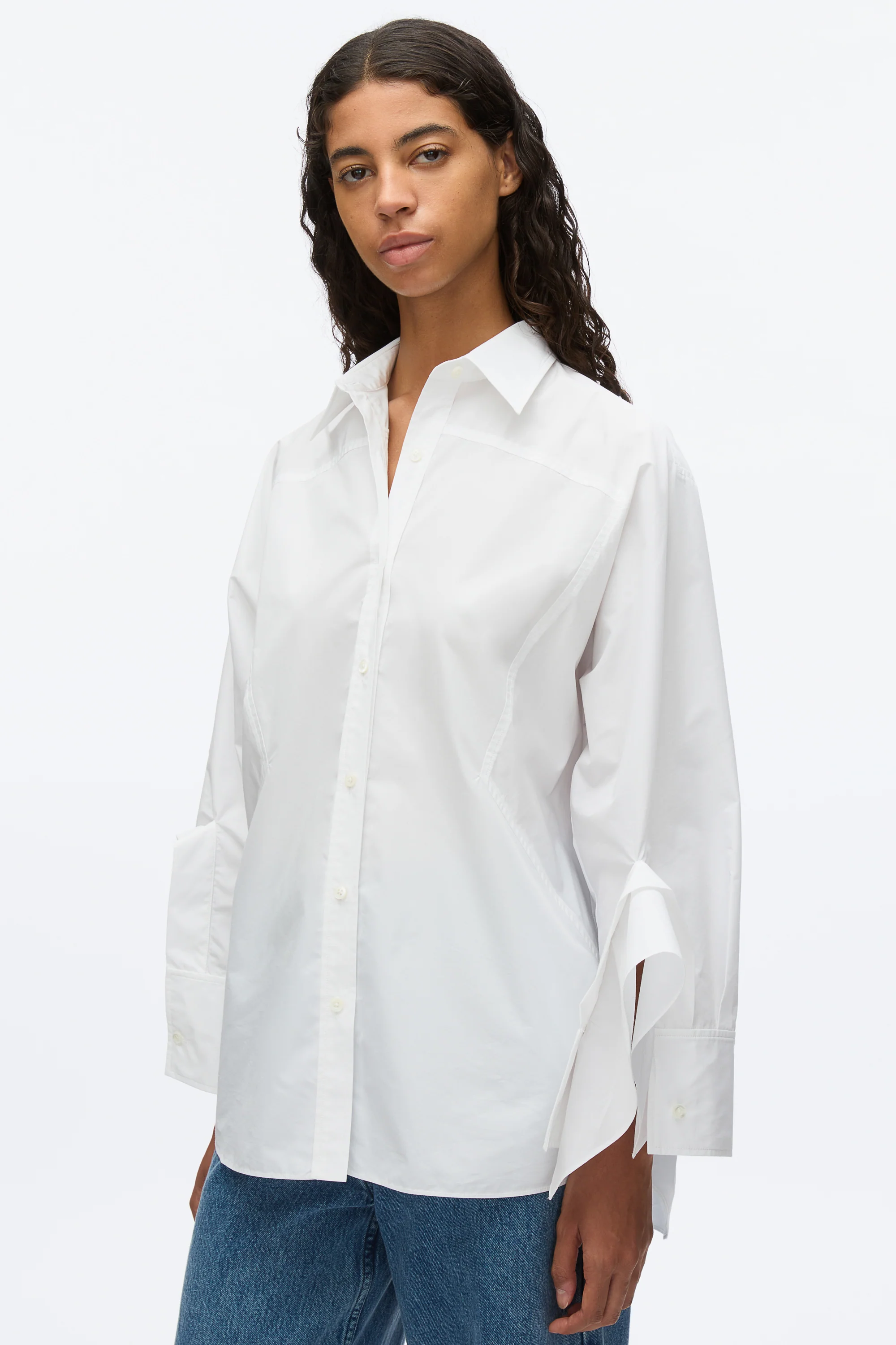 Oversize Shirt with Cascade Cuff - Image 5