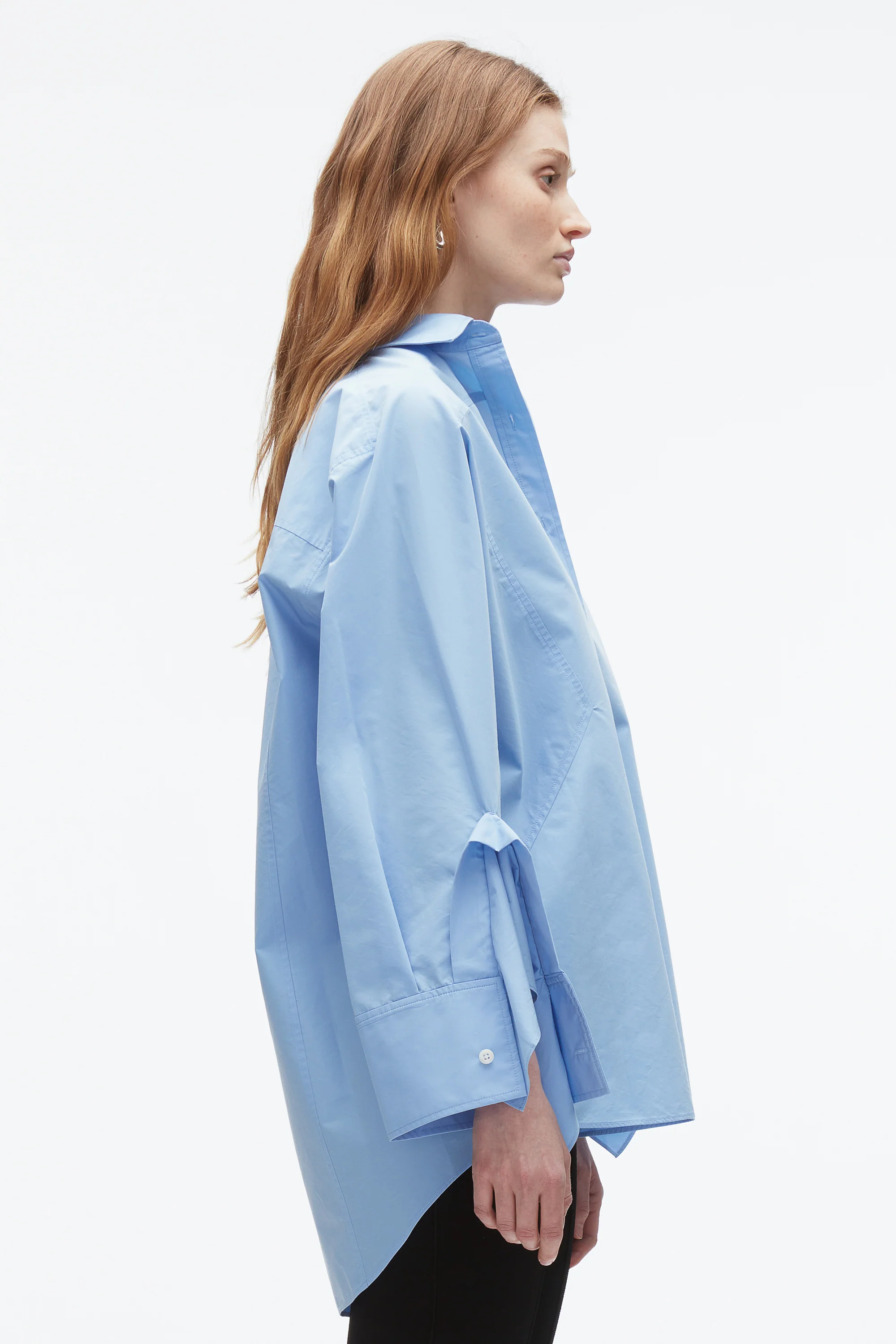 Oversize Shirt with Cascade Cuff - Image 14