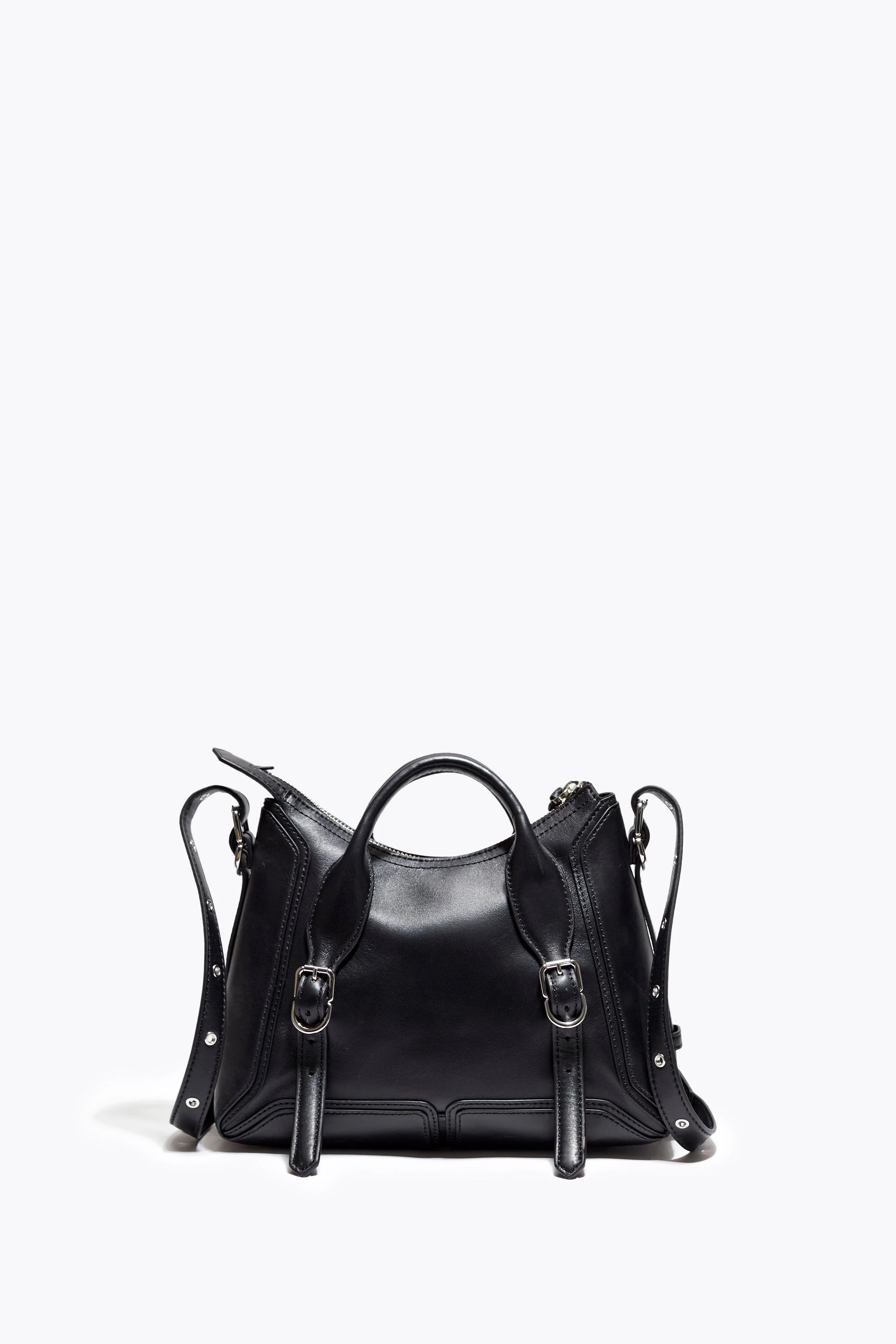 Black Pashli Moto Satchel - Image 3