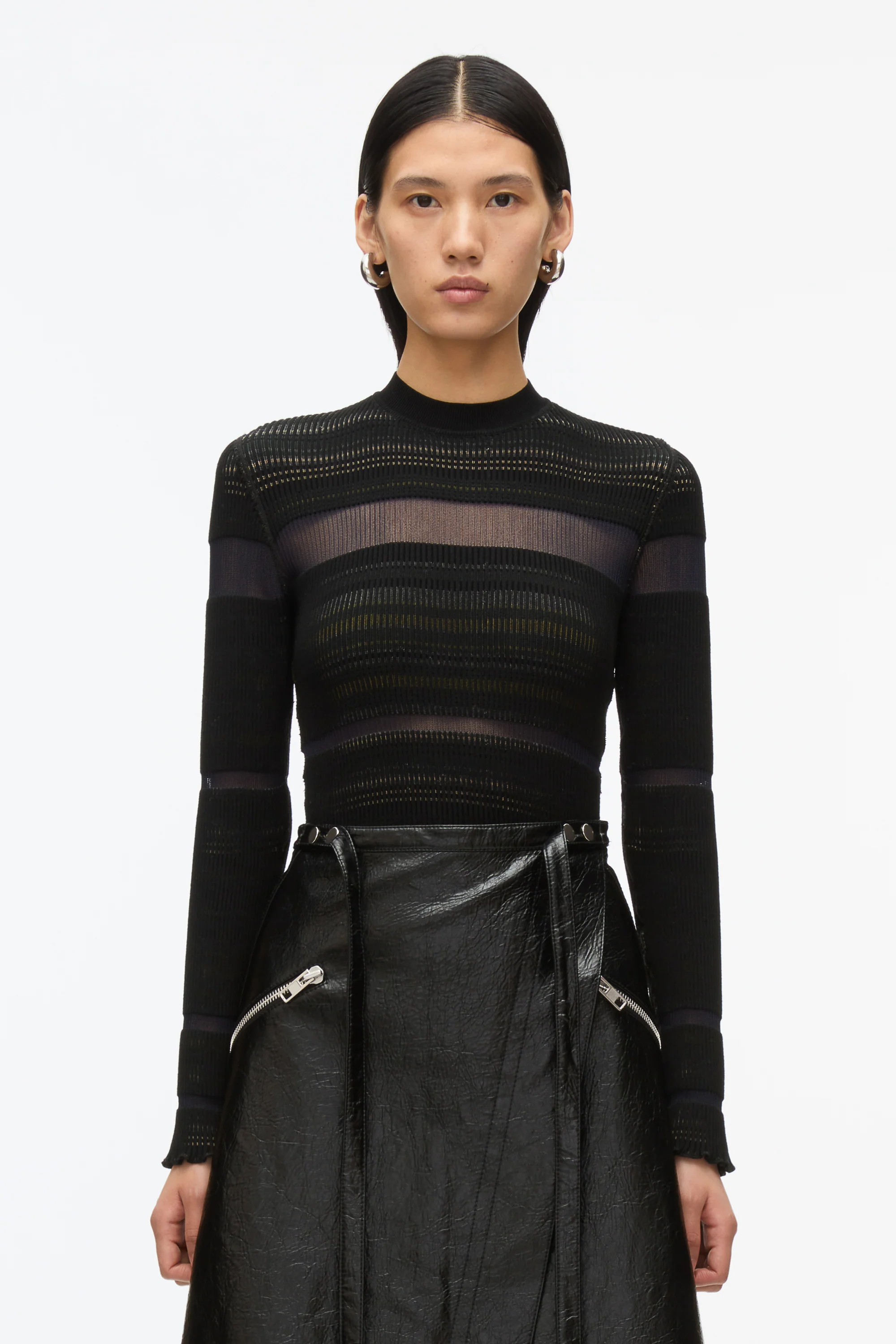 Reversible Stripe Knit Top - Image 5