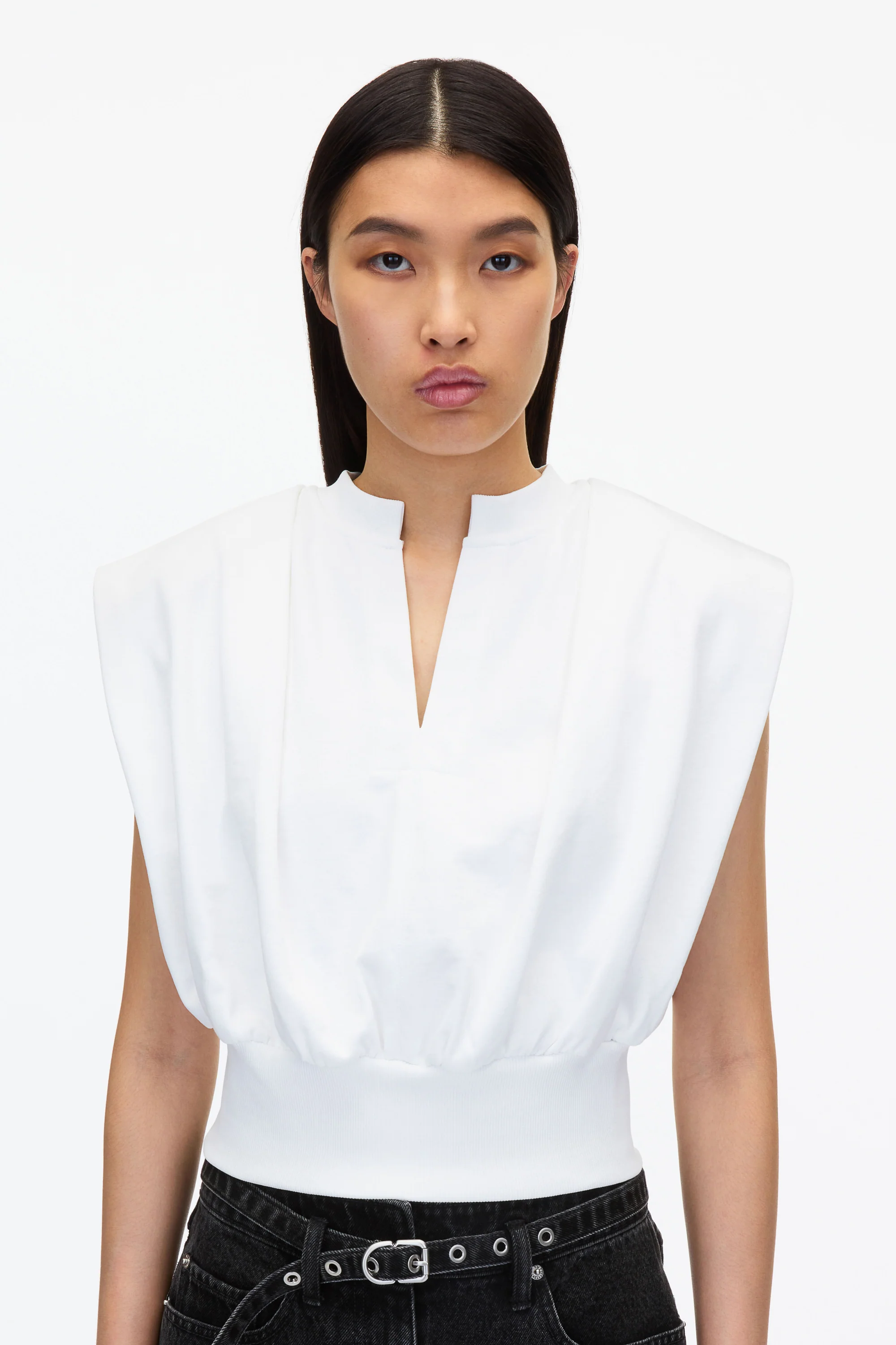 Sleeveless French Terry Top - Image 5