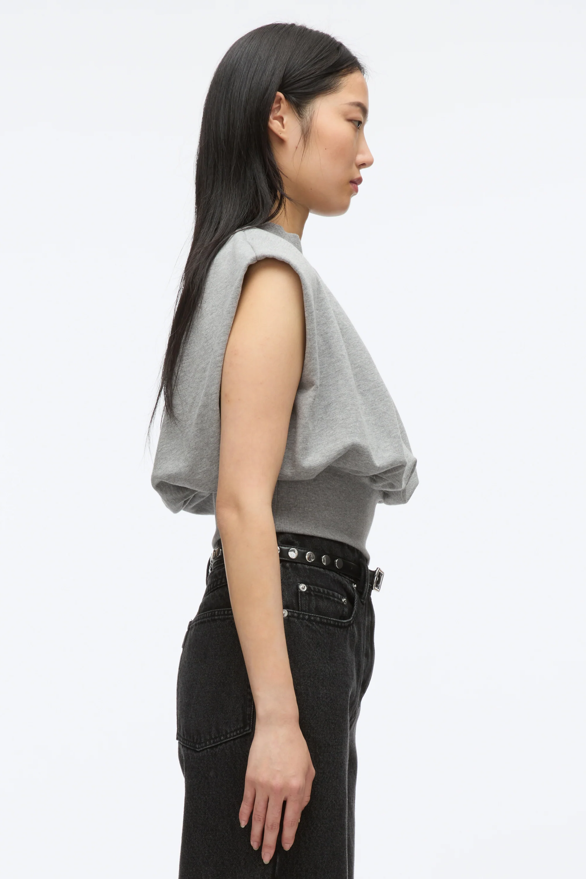 Sleeveless French Terry Top - Image 8
