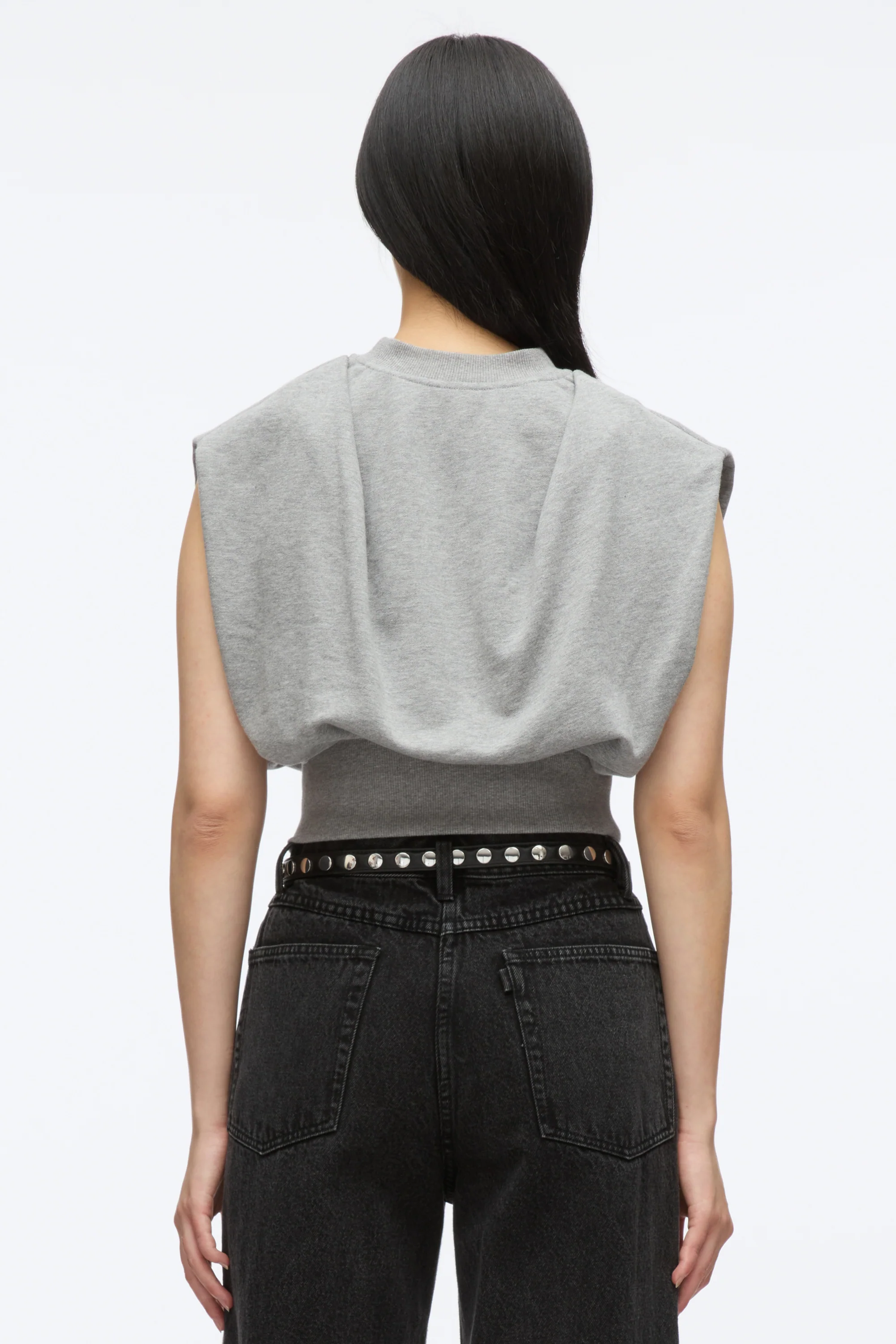Sleeveless French Terry Top - Image 9