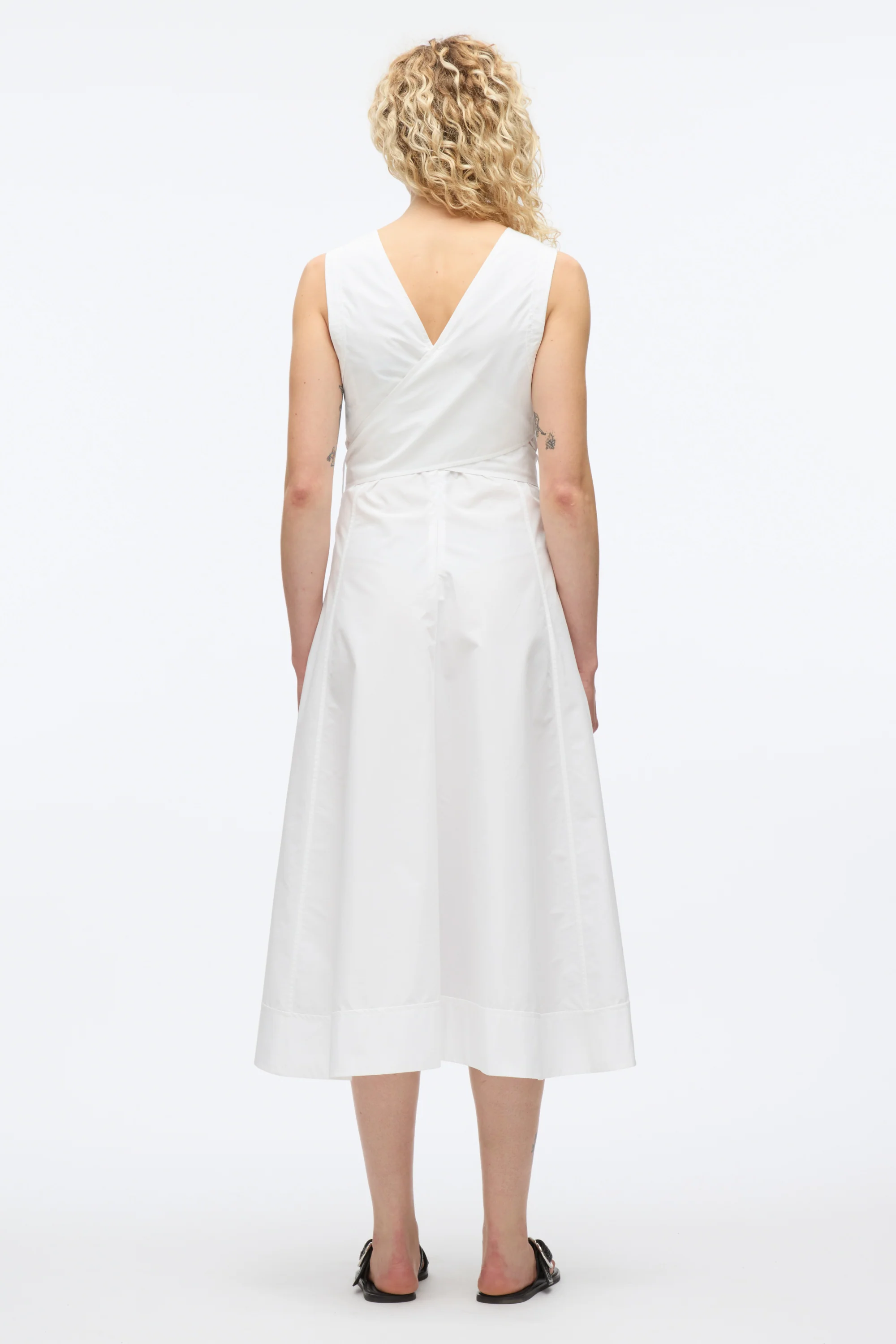 Crisscross Back Midi Dress - Image 9