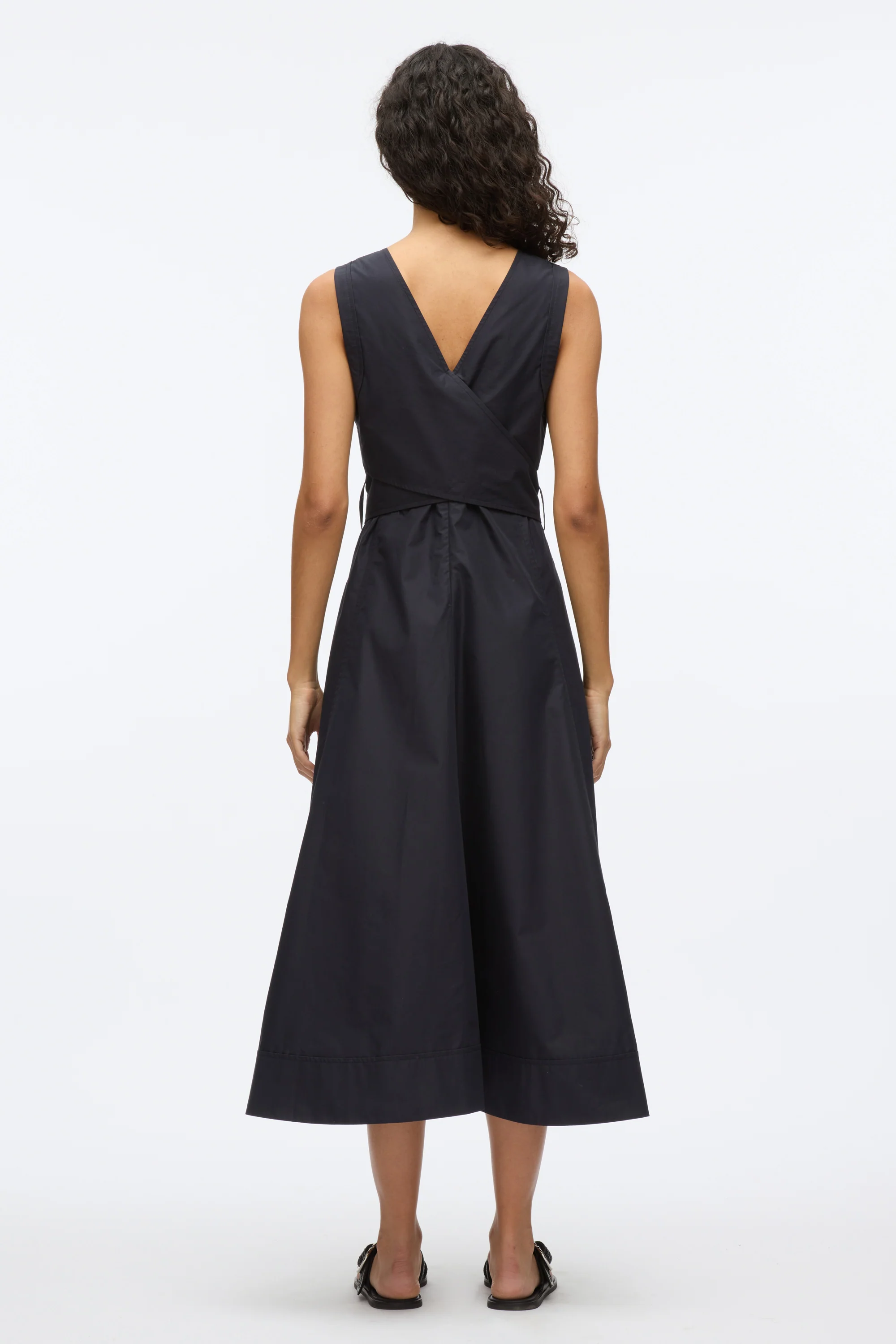 Crisscross Back Midi Dress - Image 4