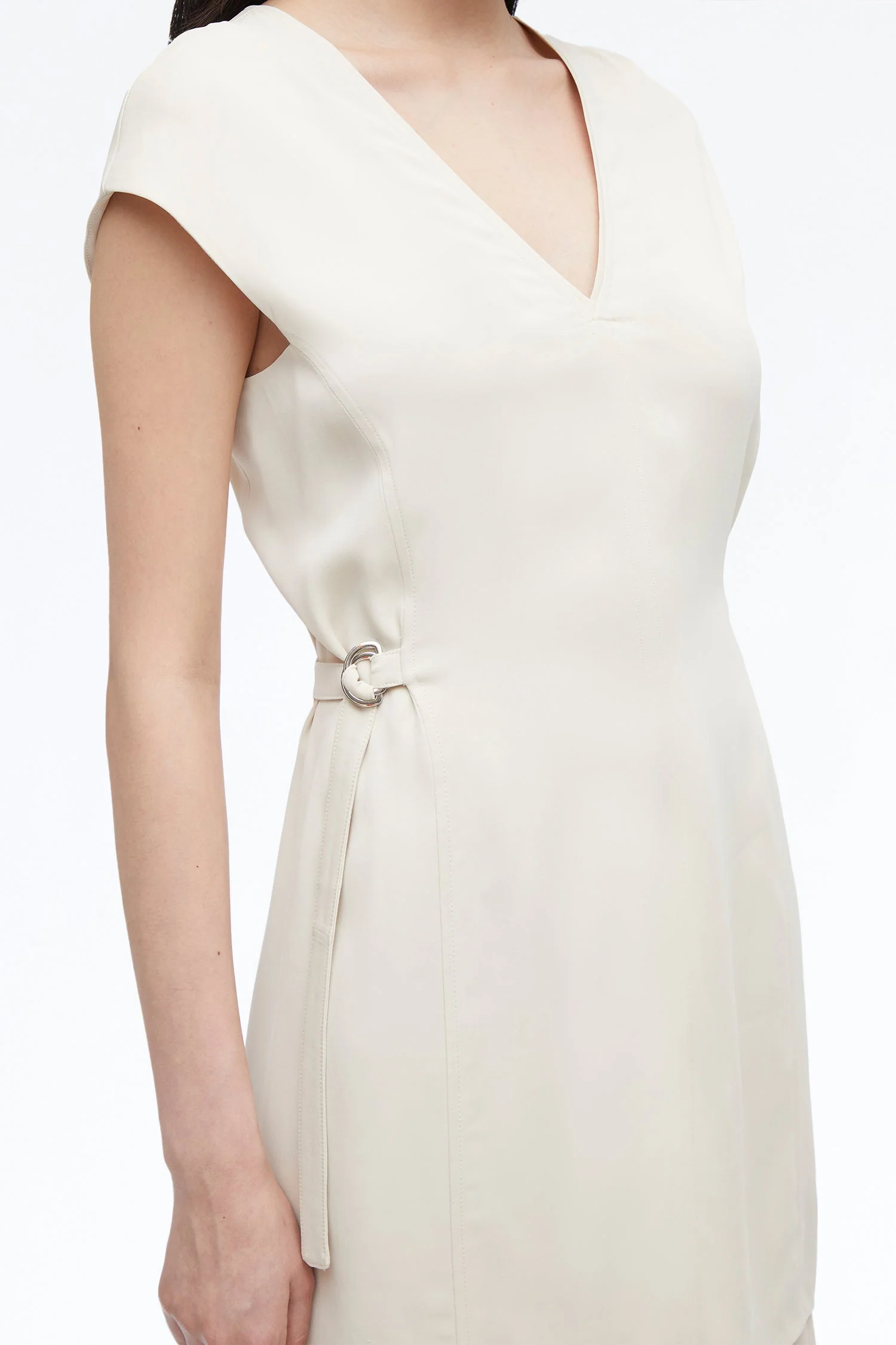 Lace-Trim Midi Dress - Image 9