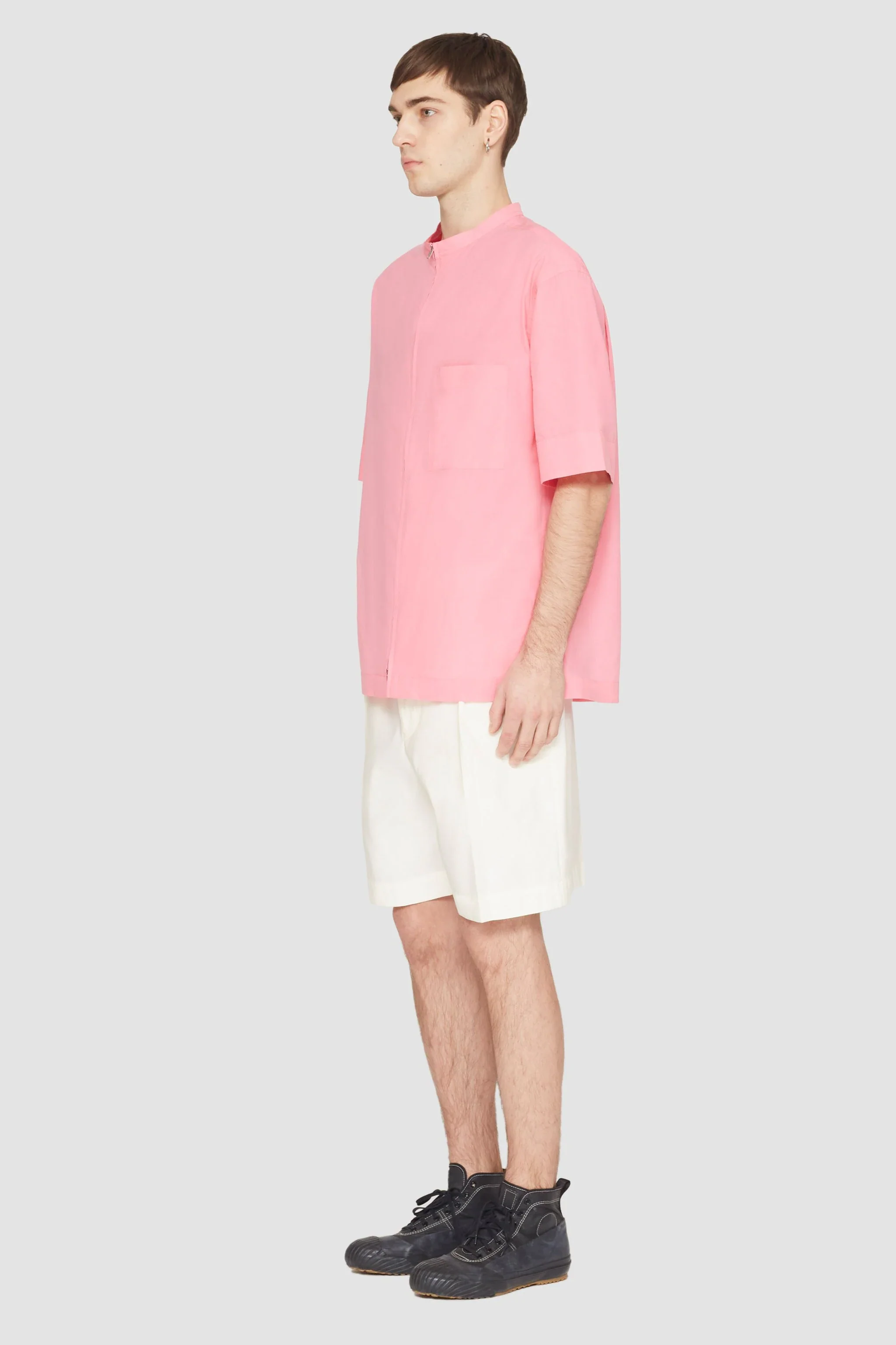 Short Sleeve Zip-Front Shirt - Image 3