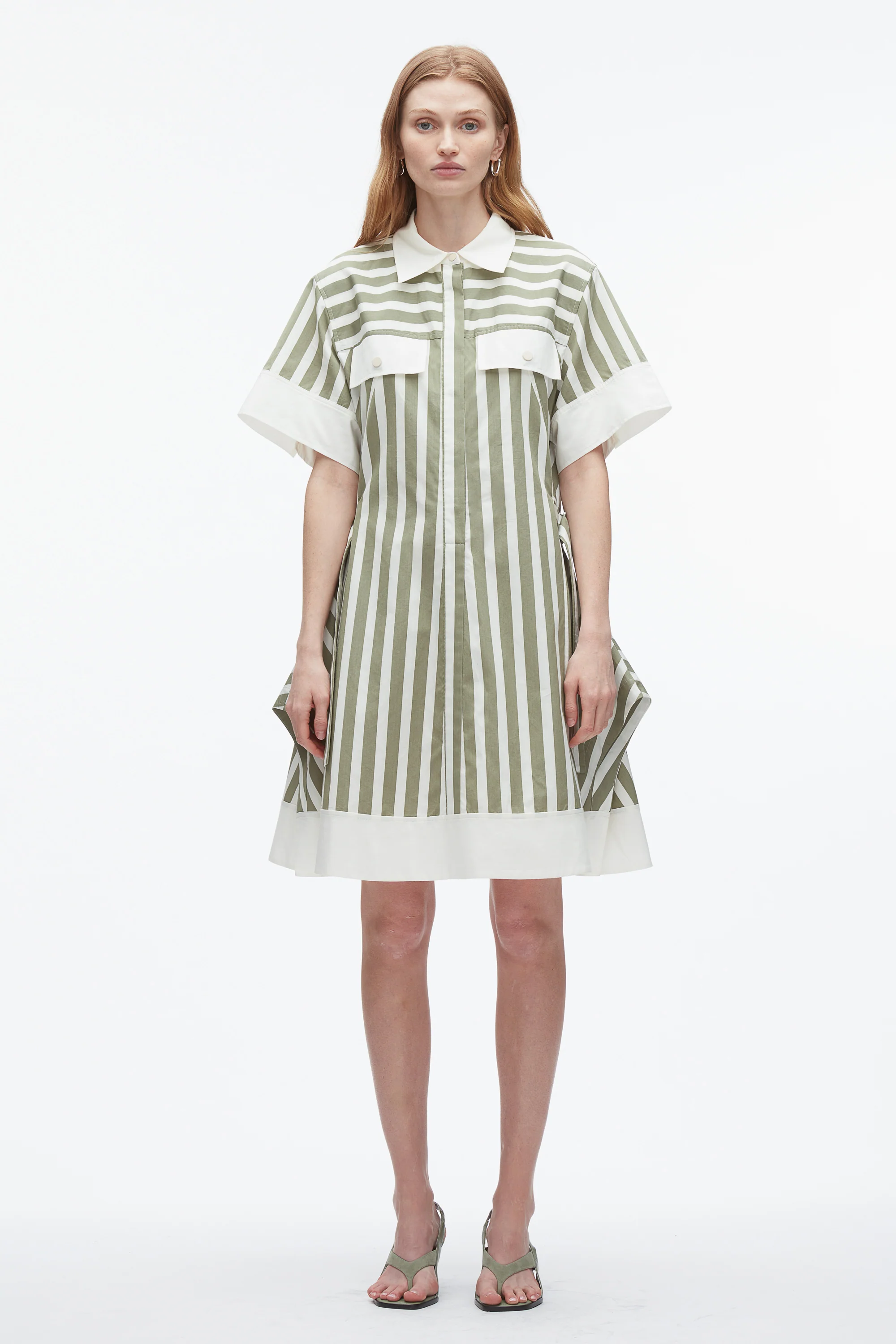 Stripe Shirt Dress - Image 3