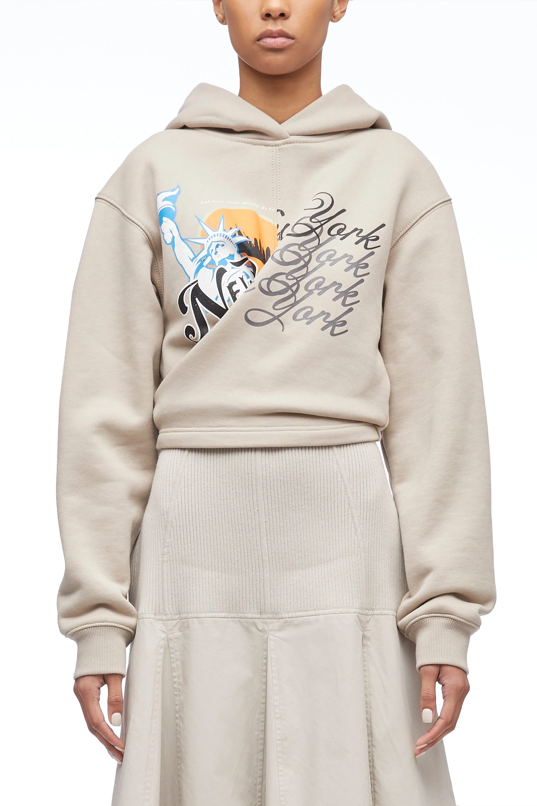 We Are NY Front Wrap Hoodie - Image 10