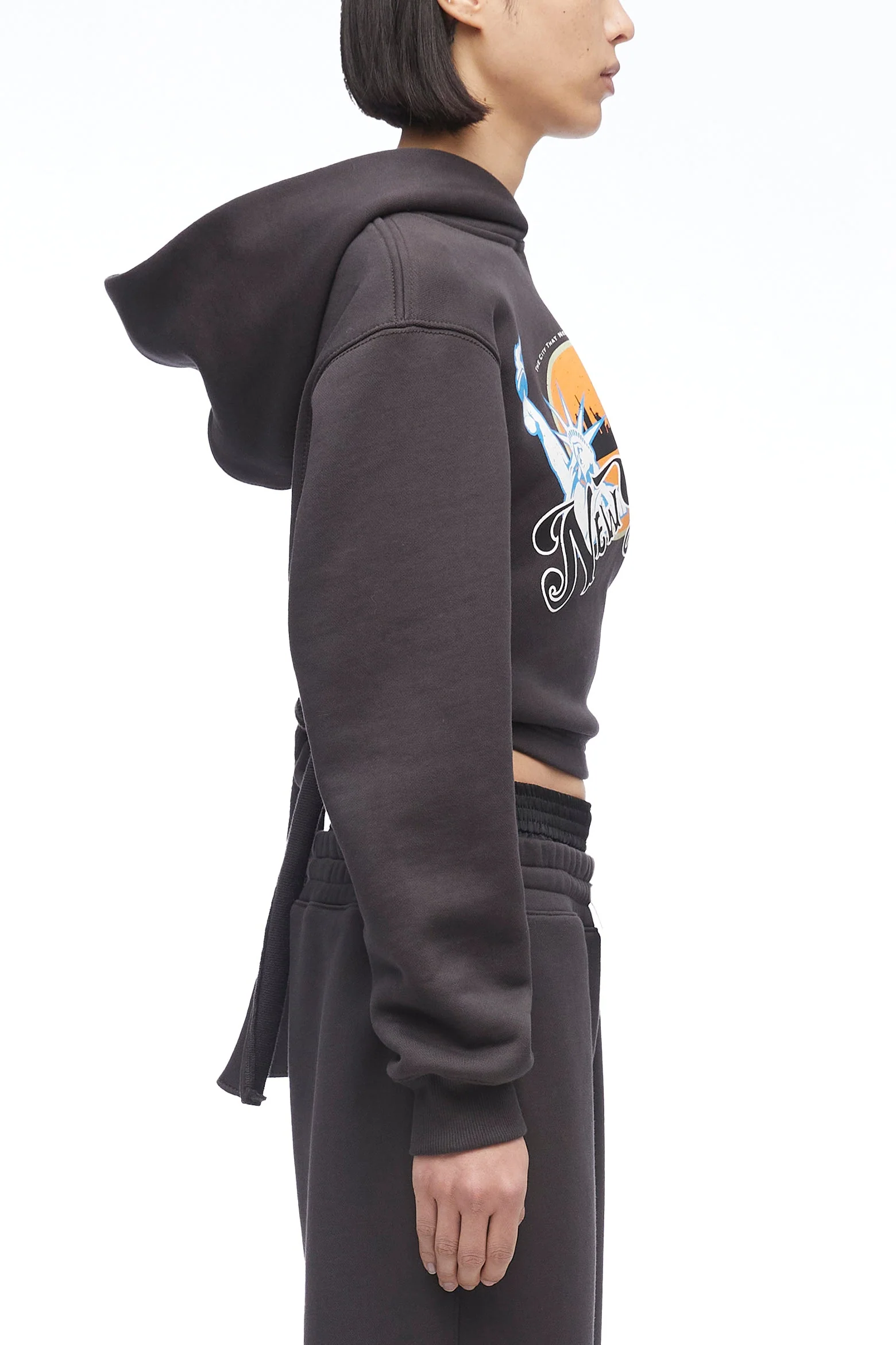 We Are NY Front Wrap Hoodie - Image 3