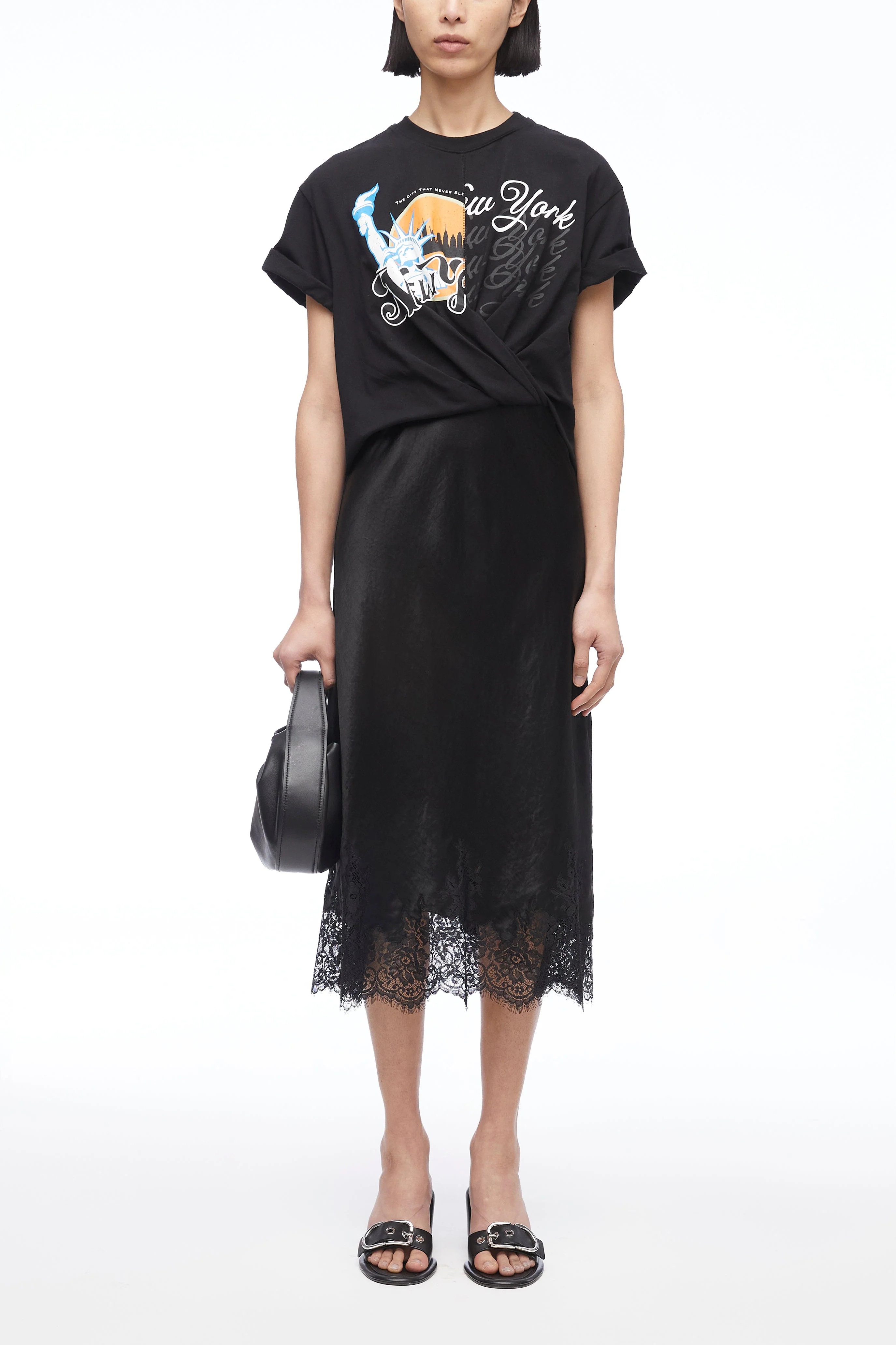 We Are NY Twist T-Shirt Slip Dress - Image 5