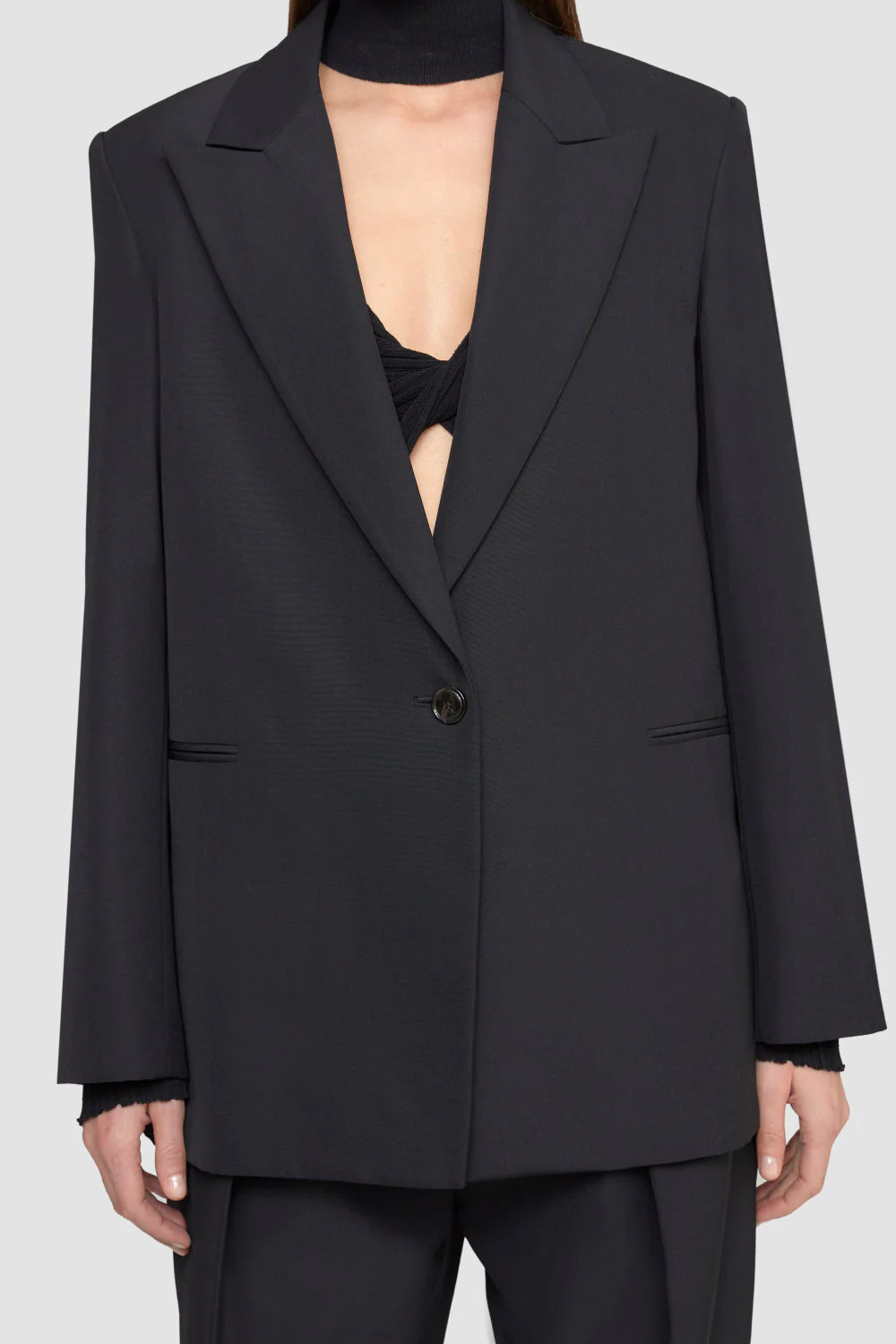 Wool Tailored Blazer - Image 3