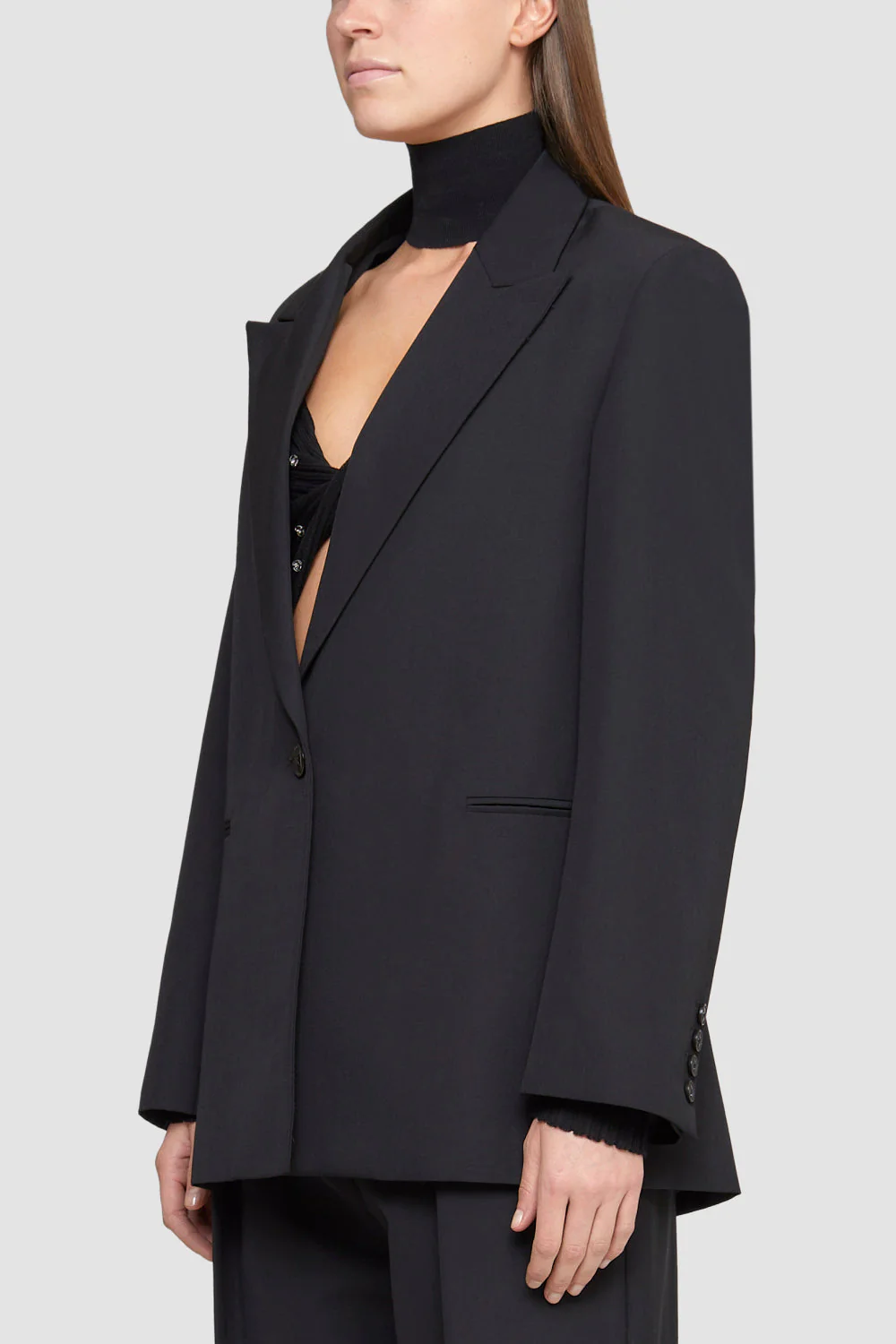 Wool Tailored Blazer - Image 4